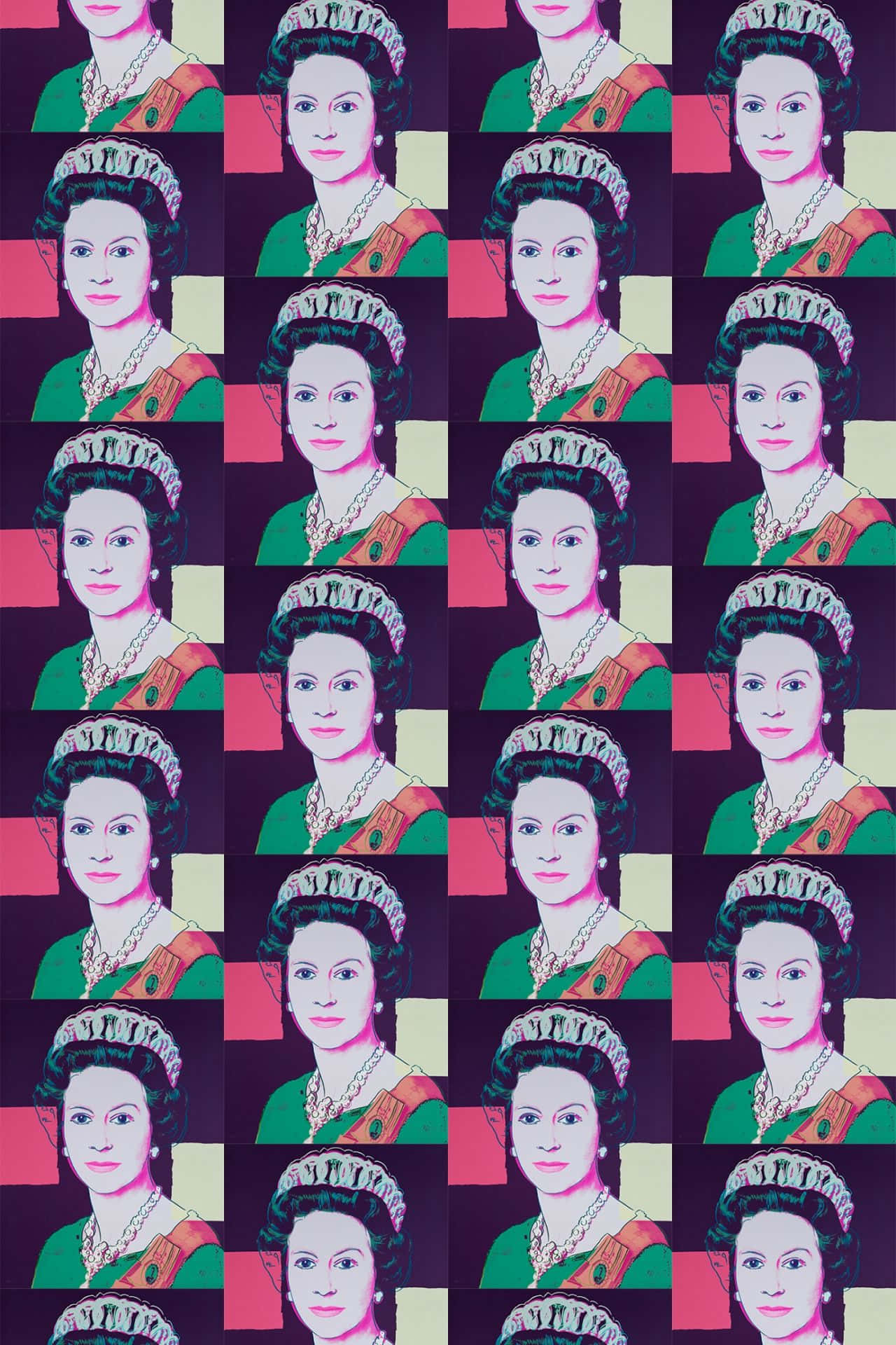 Boeiende portret van koningin Elizabeth Muurpapier