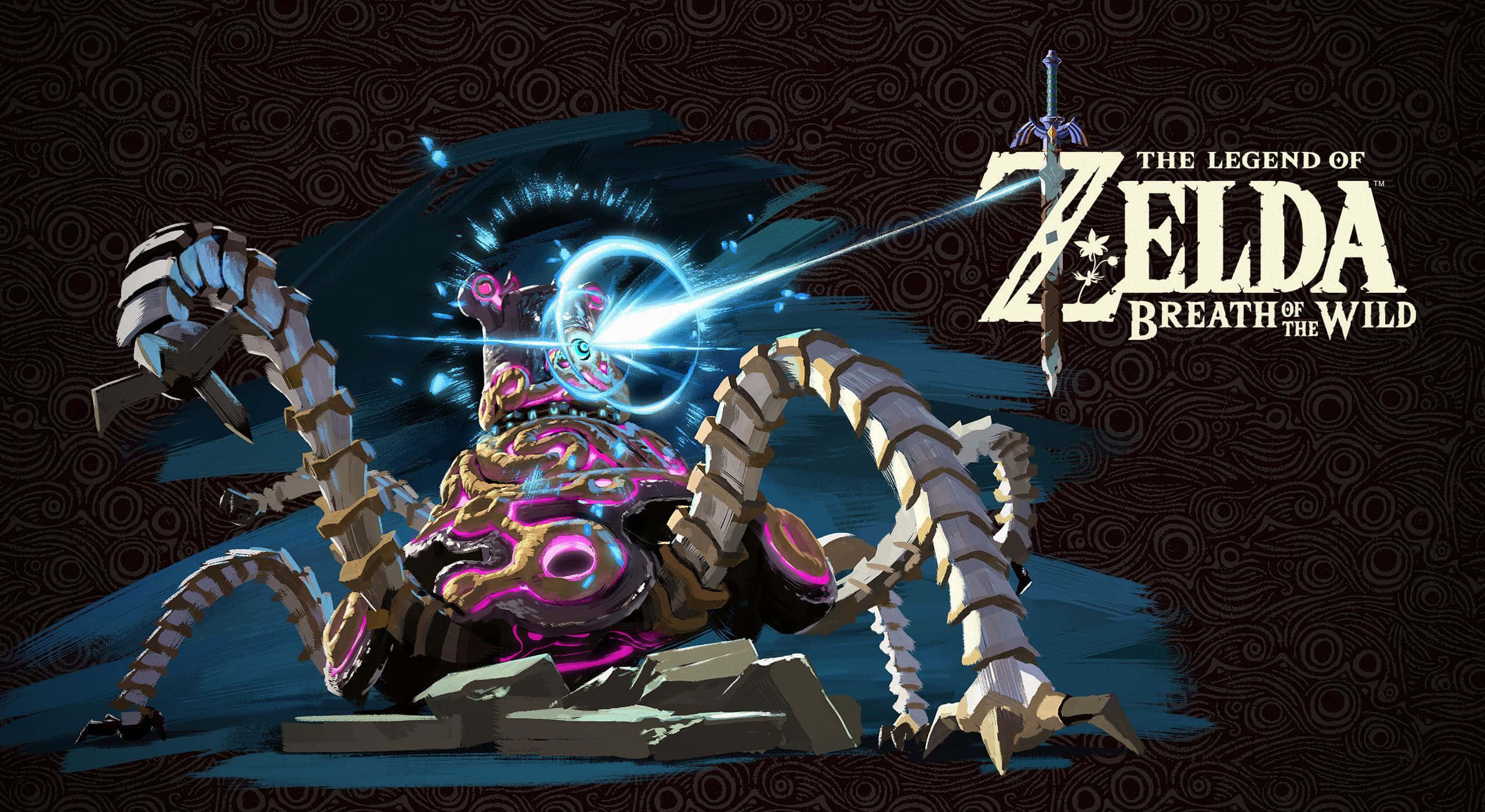 Boesemende Avontuur met Link in The Legend Of Zelda Muurpapier