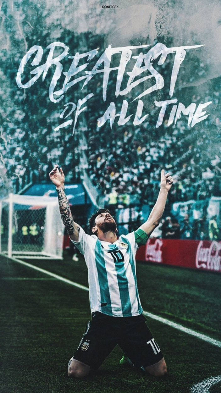 Sokker Bok Messi Argentinië Muurpapier