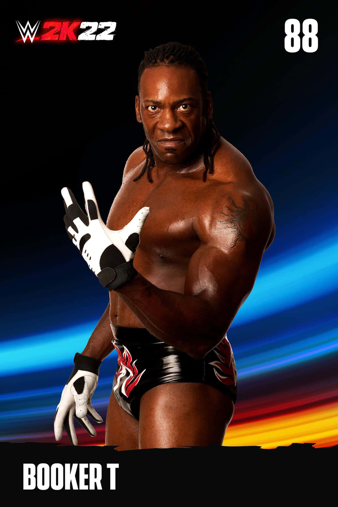 Booker T in WWE 2022 Plakkaat Muurpapier