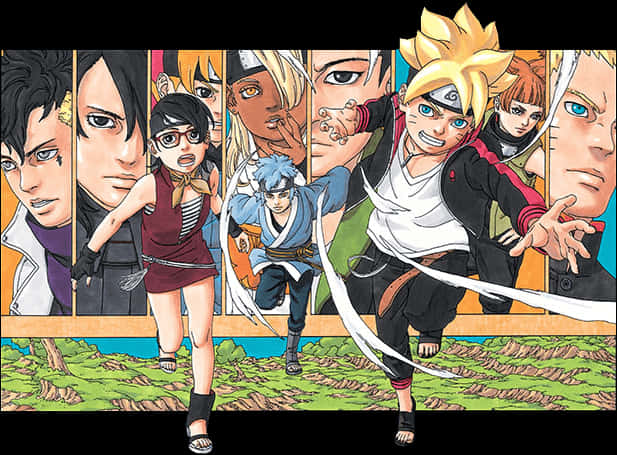 Boruto en die Nuwe Generasie Ninjas Muurpapier