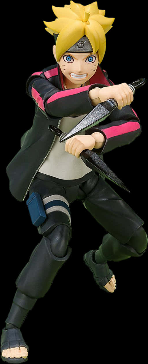 Boruto Uzumaki Aksiehouding Muurpapier