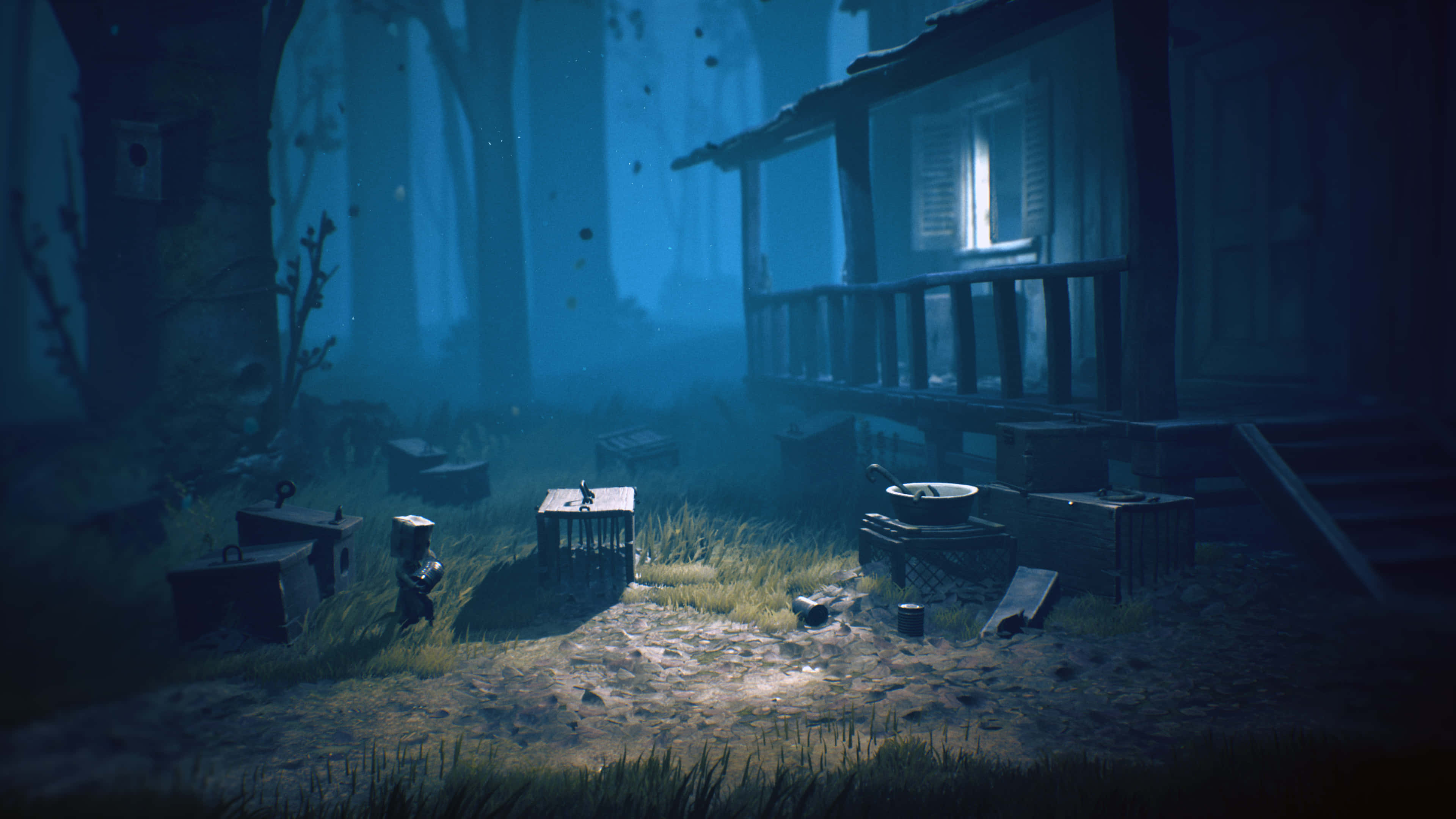 Boshuisie Little Nightmares 4K Muurpapier