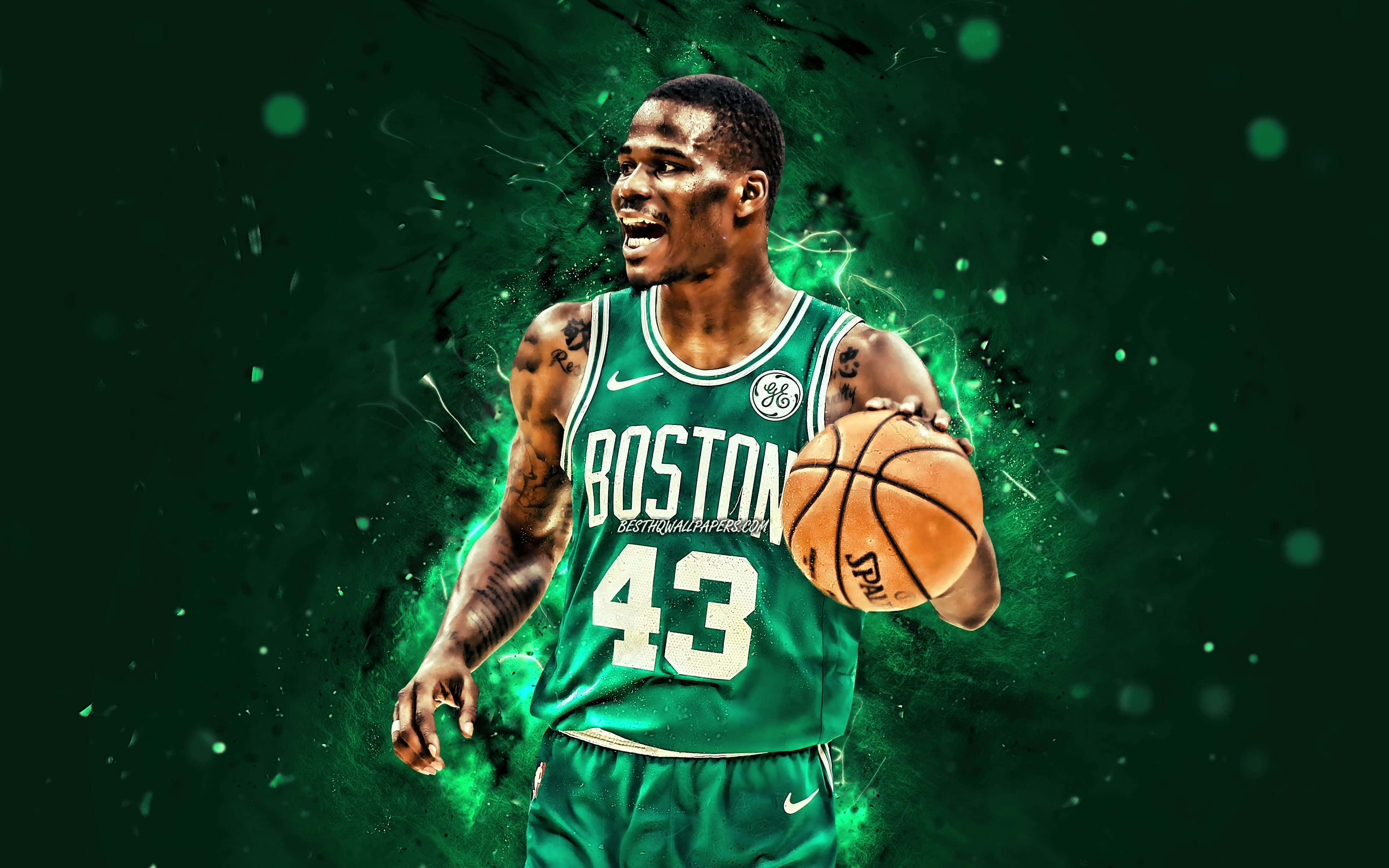 Boston Celtics speler NBA agtergronde Muurpapier
