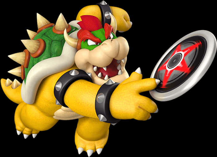 Bowser met Spykelarmbande Muurpapier