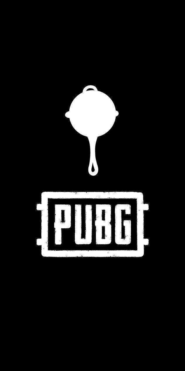 Braaipan PUBG Logo Muurpapier