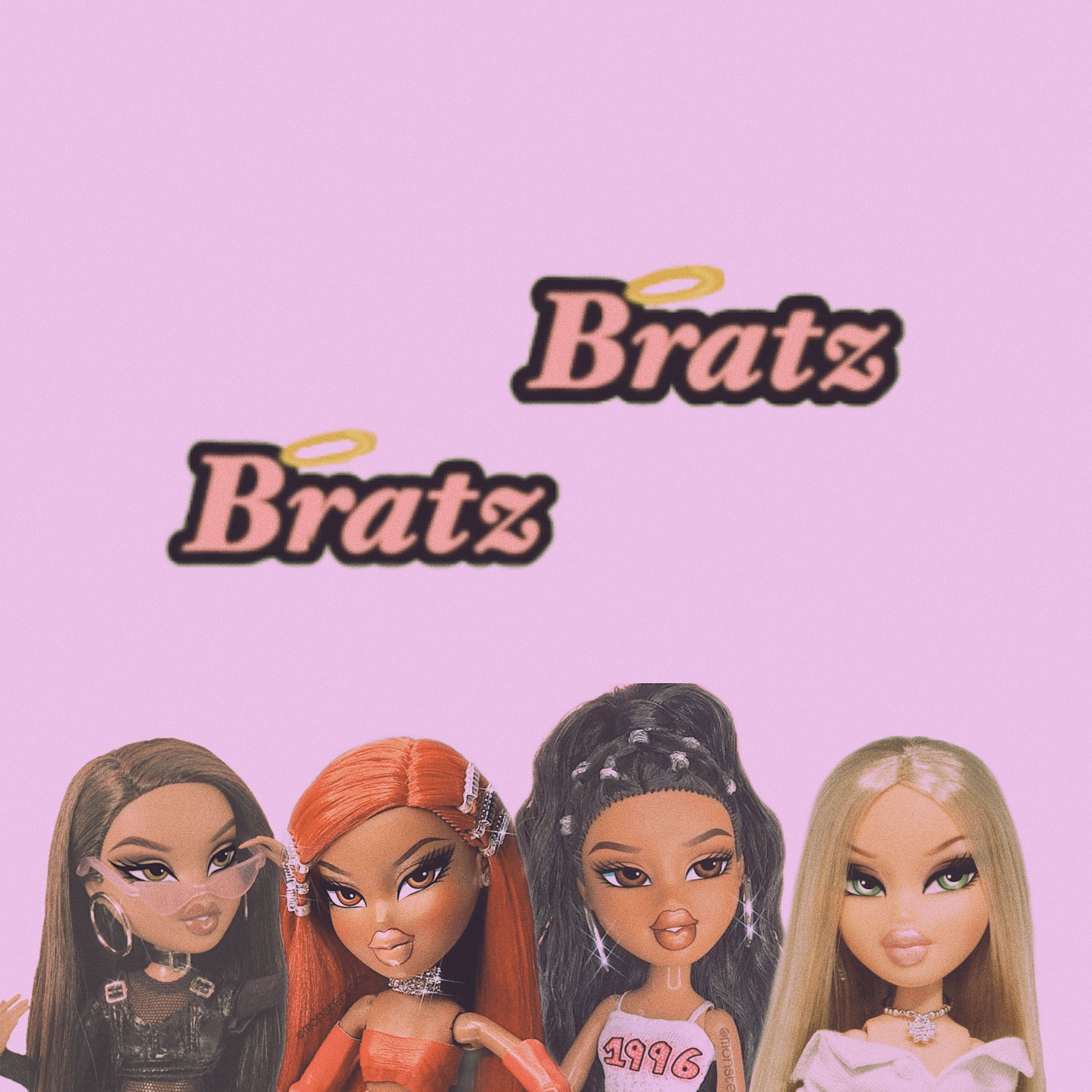 Bratz Aesthetic Squad In Pienk Muurpapier