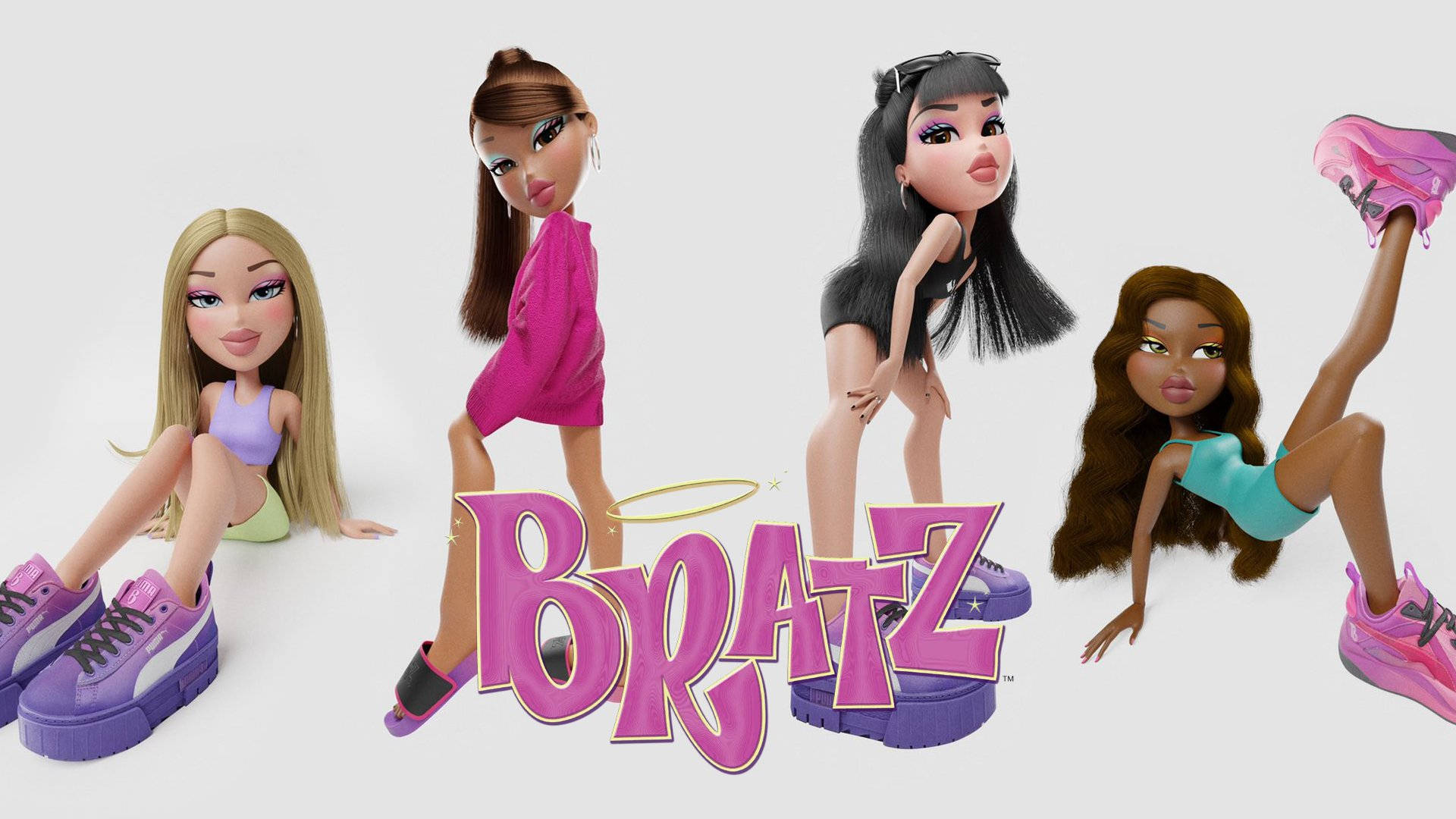 Bratz Estetiese Oulike Skoene Muurpapier