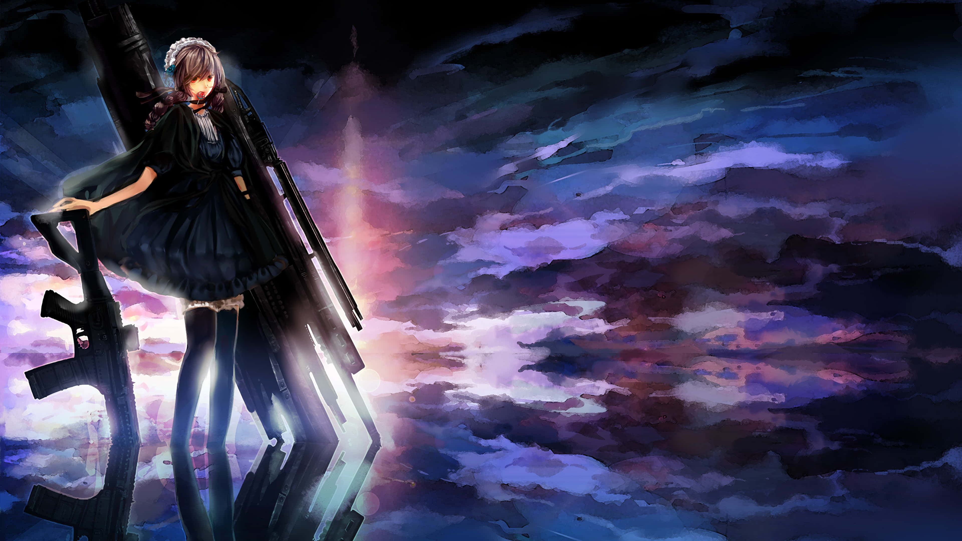 Breek die grense van anime met 4K-resolusie Muurpapier