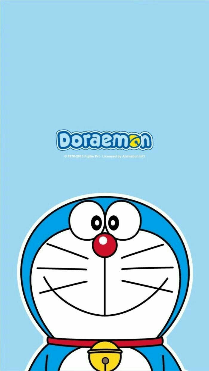 Briljante Doraemon iPhone-agtergrond — Oulik anime GIF Muurpapier