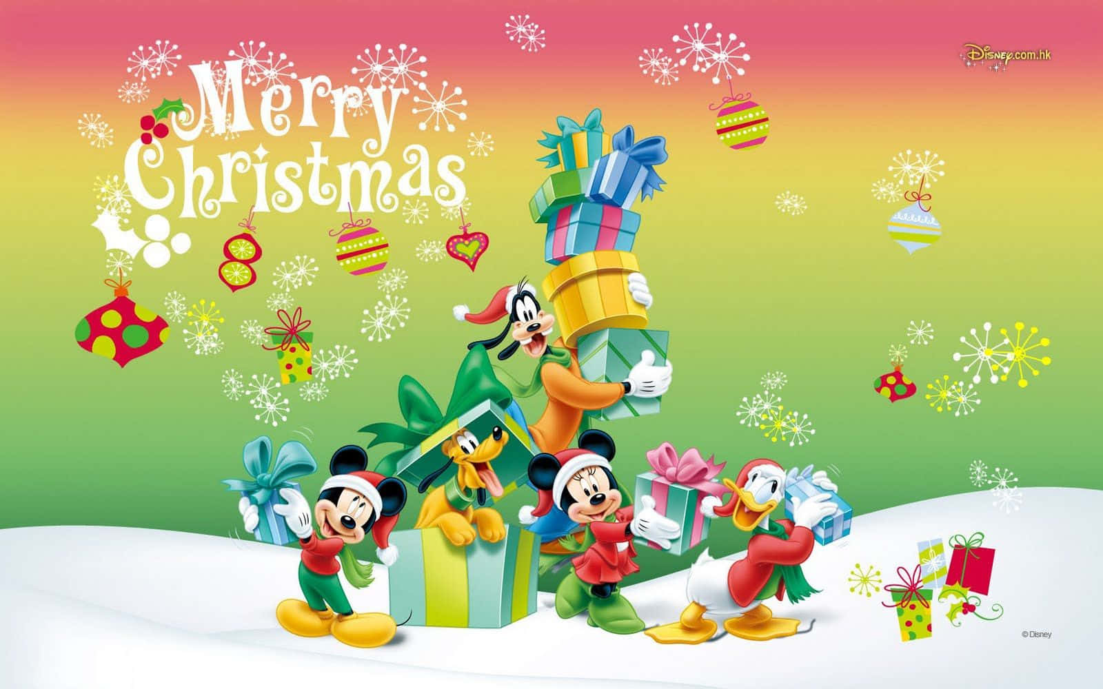 Bring die Feestyd by Disney deur en Beleef die Magie! Muurpapier
