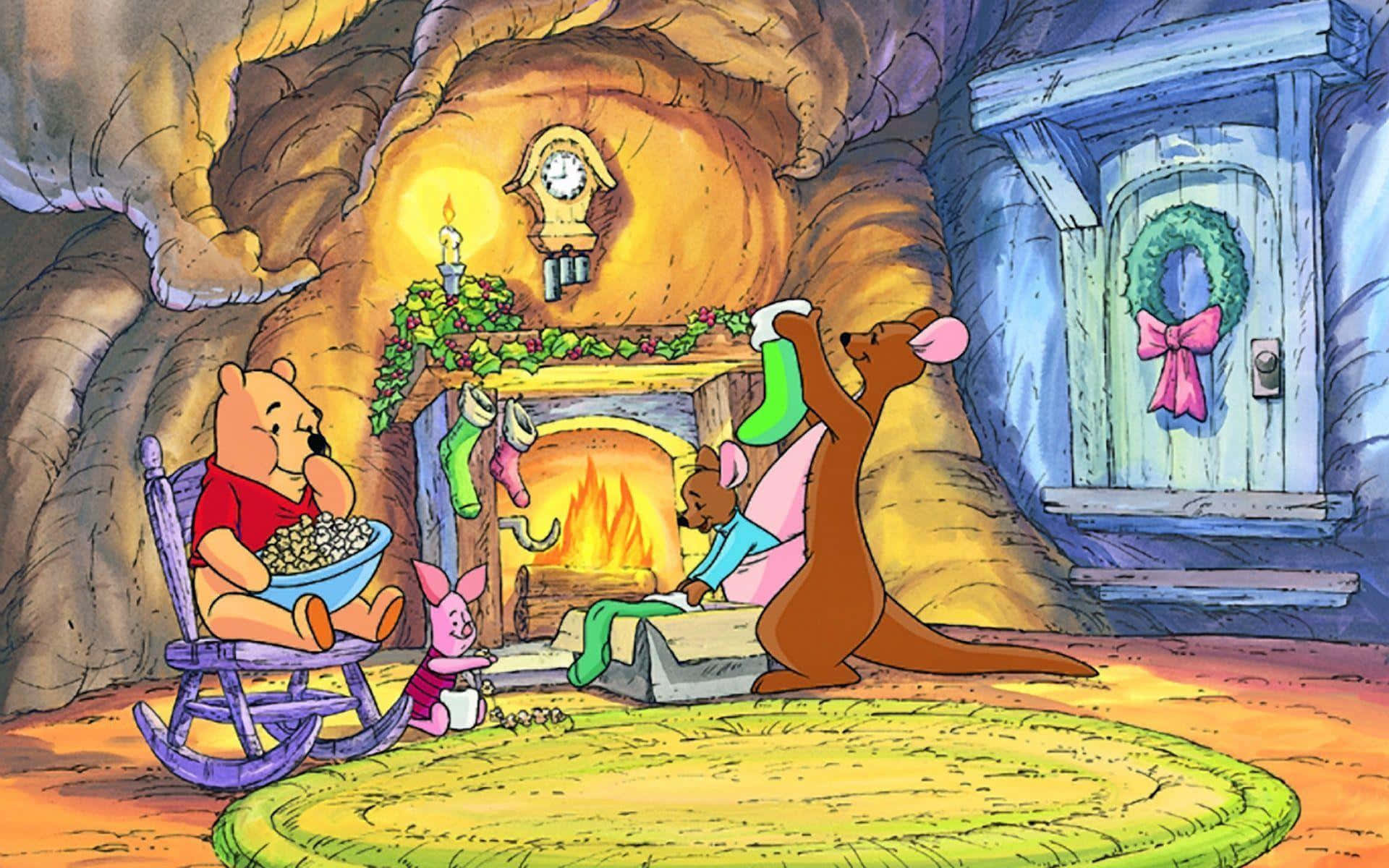 Bring die Magie van die Feesseisoen Huis toe met Disney Kersfees-tradisies Muurpapier