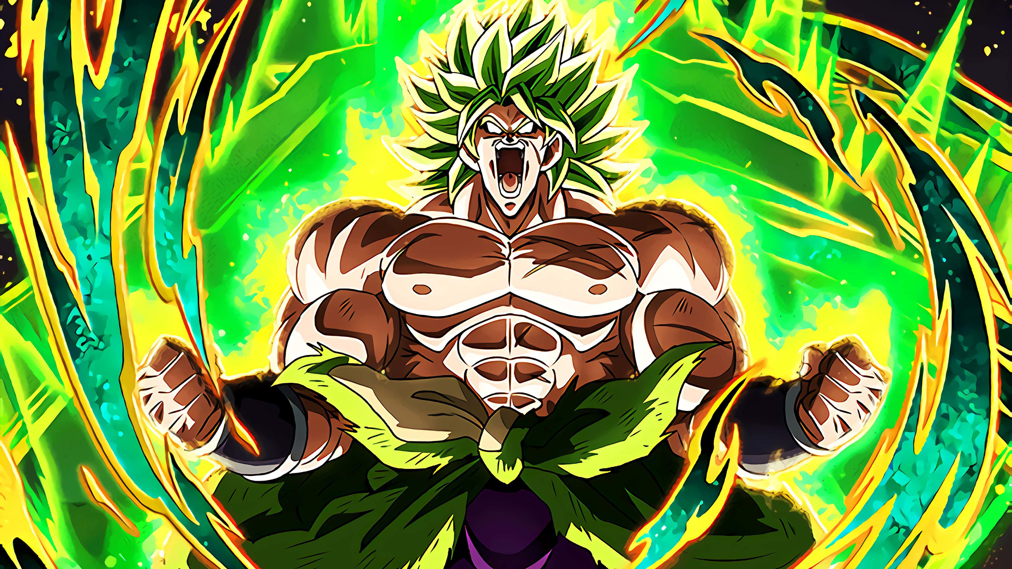 Broly Dragon Ball Super Prent Muurpapier