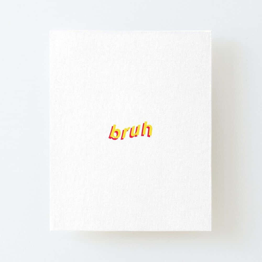 Bruh-meisie op Doek Muurpapier