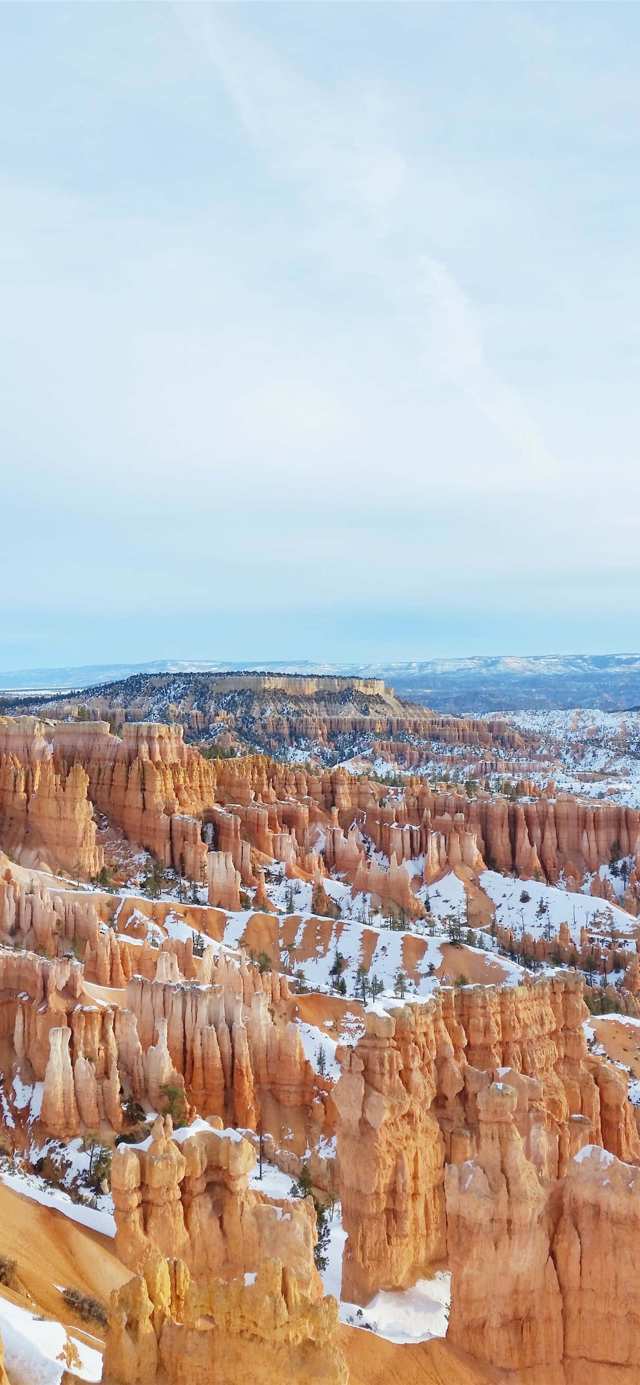 Bryce Canyon Nasionale Park Plato En Rotsformasies Muurpapier
