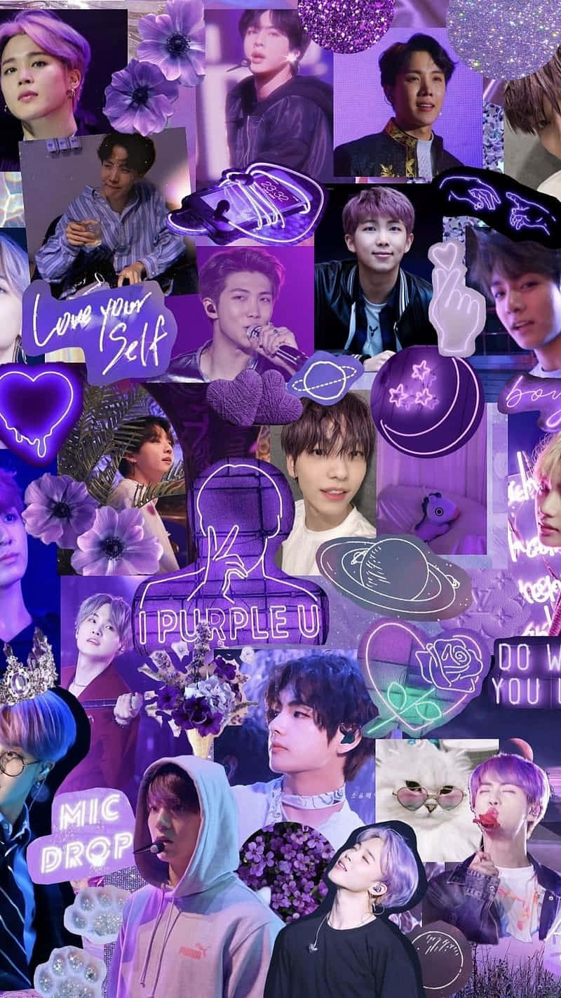 BTS Agtergrond Muurpapier