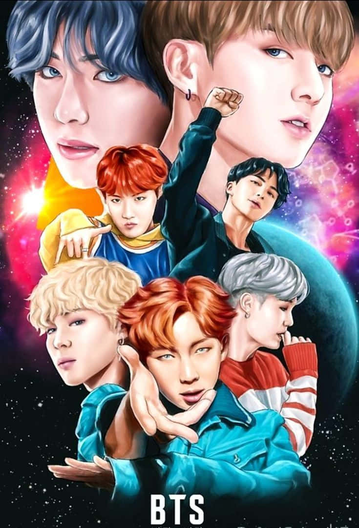 Bts Agtergrond Muurpapier