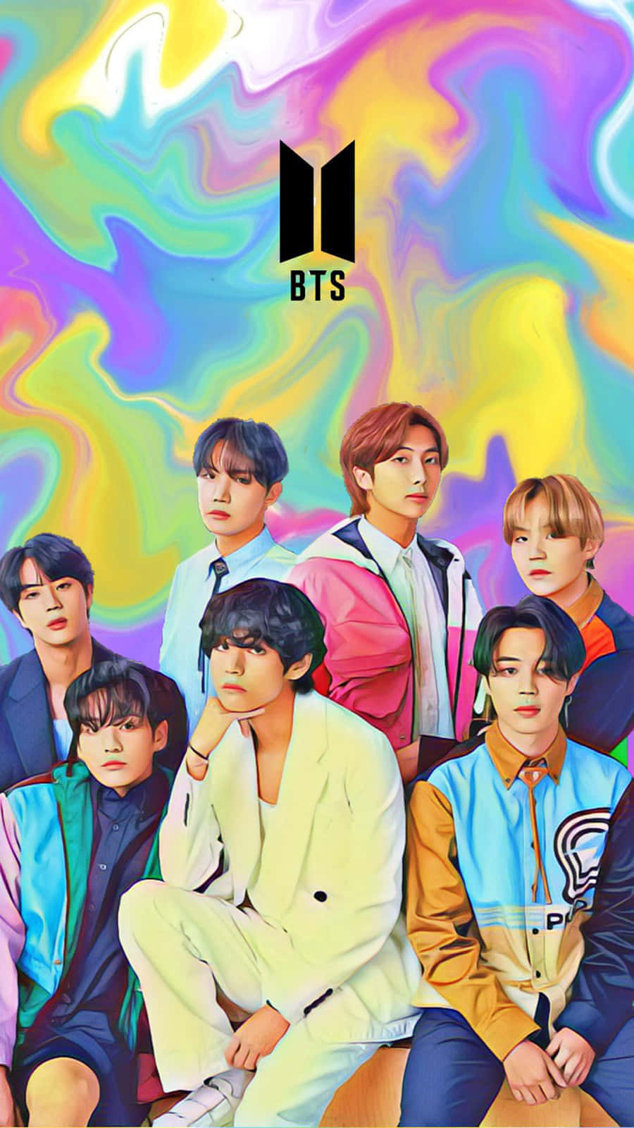 Bts Agtergrond Muurpapier