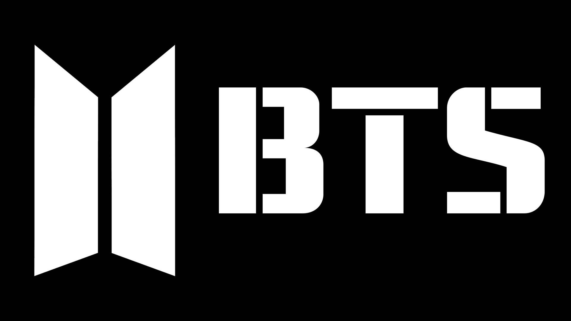 BTS Debuut-logo-agtergrond — Bts-logo GIF Muurpapier
