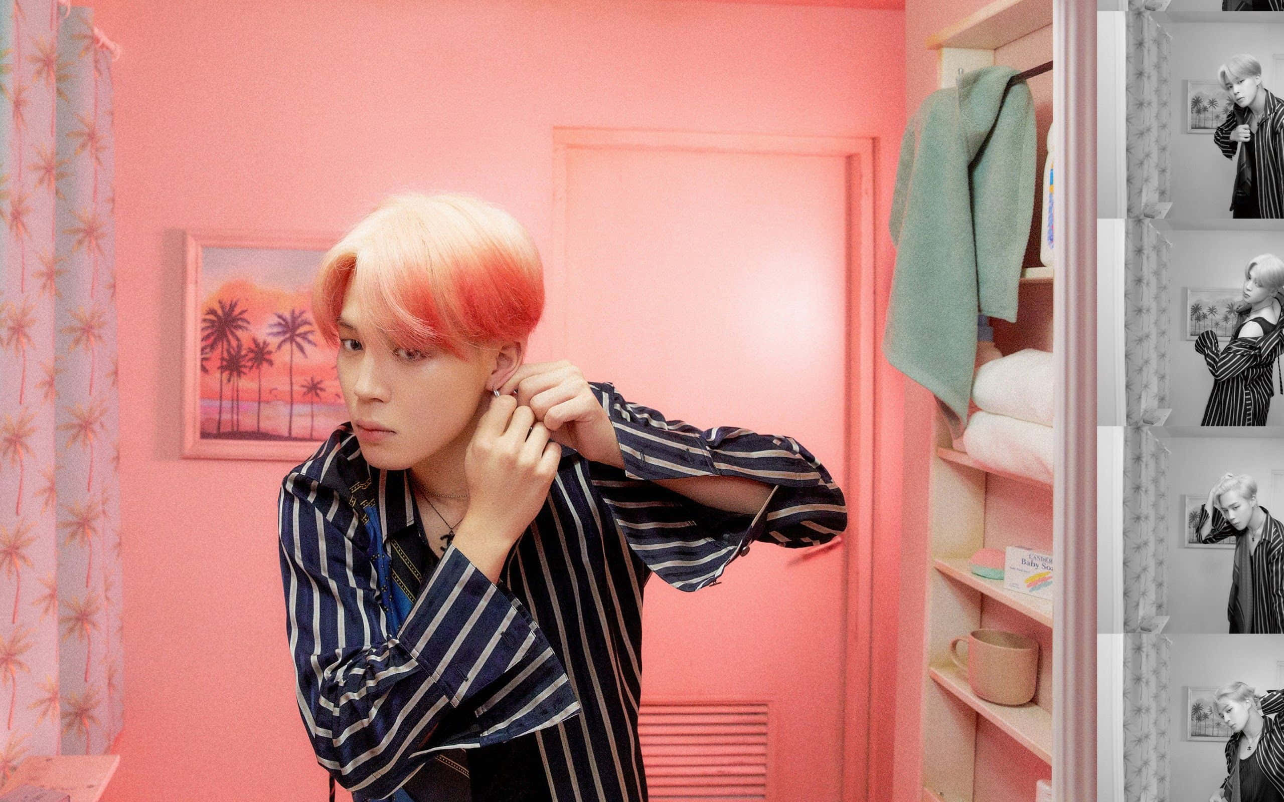 Bts estetiese prente Muurpapier