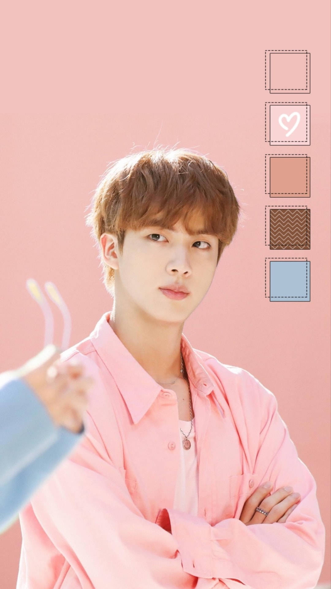 BTS Estetiese Wêreldwye Handsome Jin Muurpapier