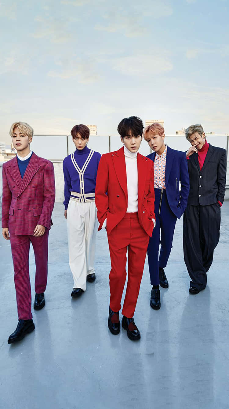 BTS Fotoshoot Singles Magazine Muurpapier