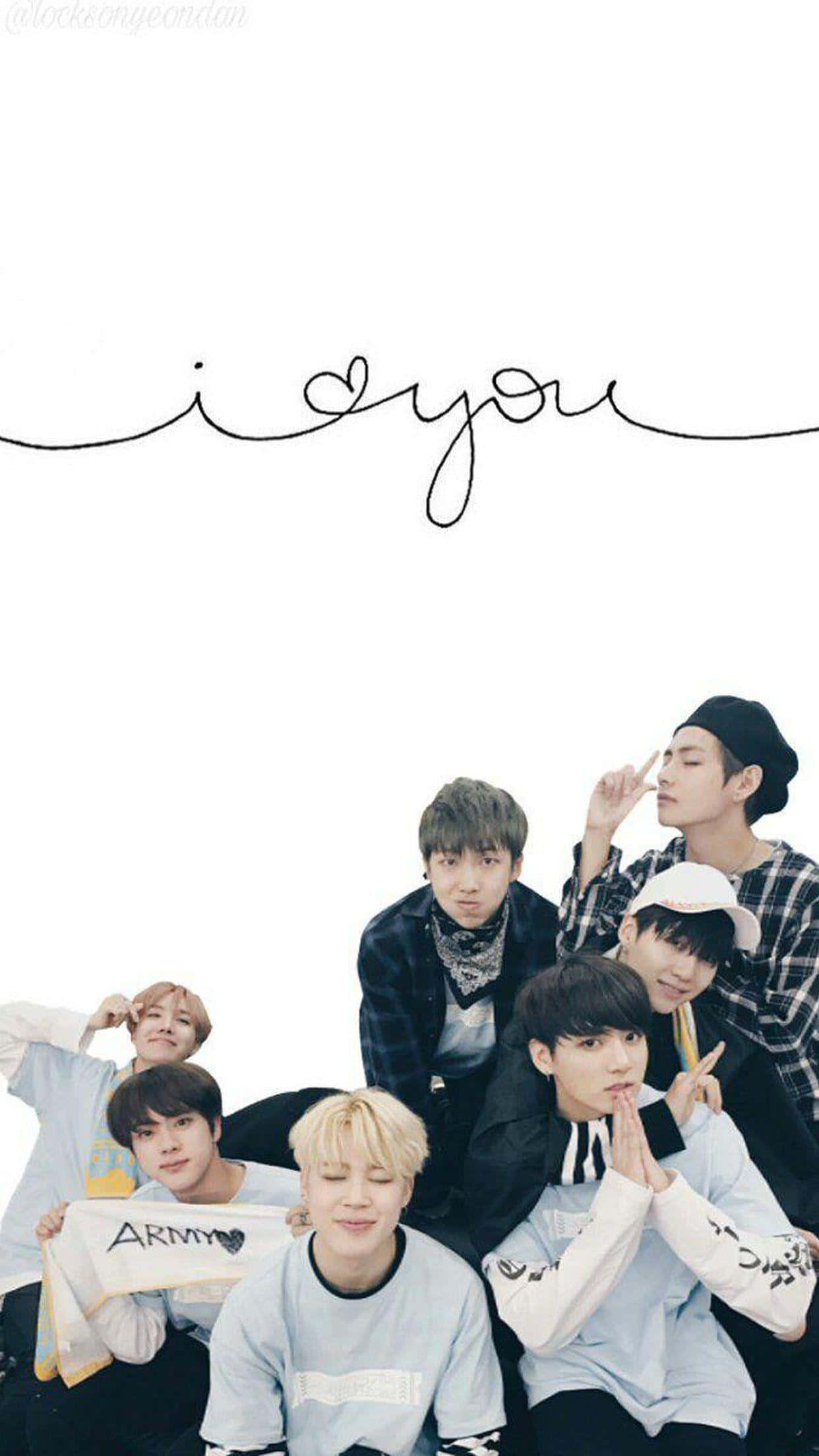 BTS Liefde iPhone Muurpapier