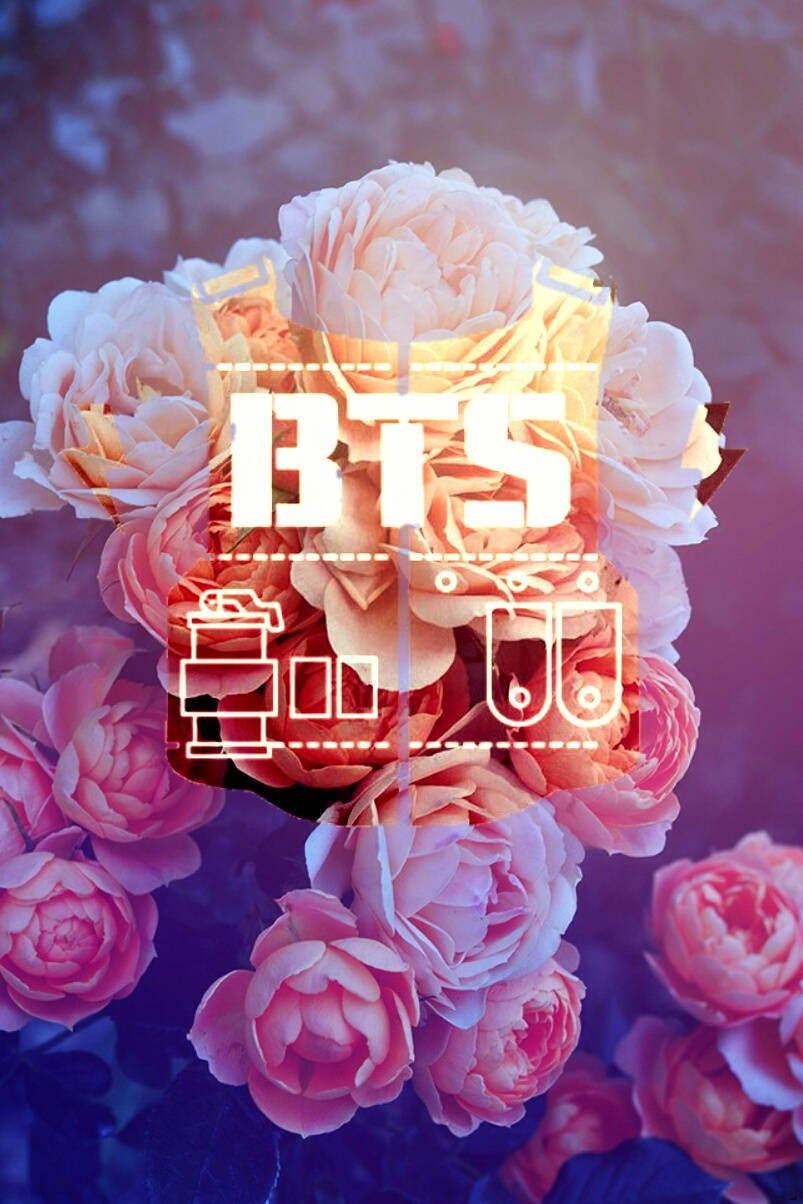 BTS Logo Koeëlvry Muurpapier