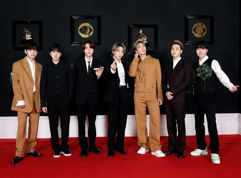 BTS Louis Vuitton Pakke Prent Muurpapier