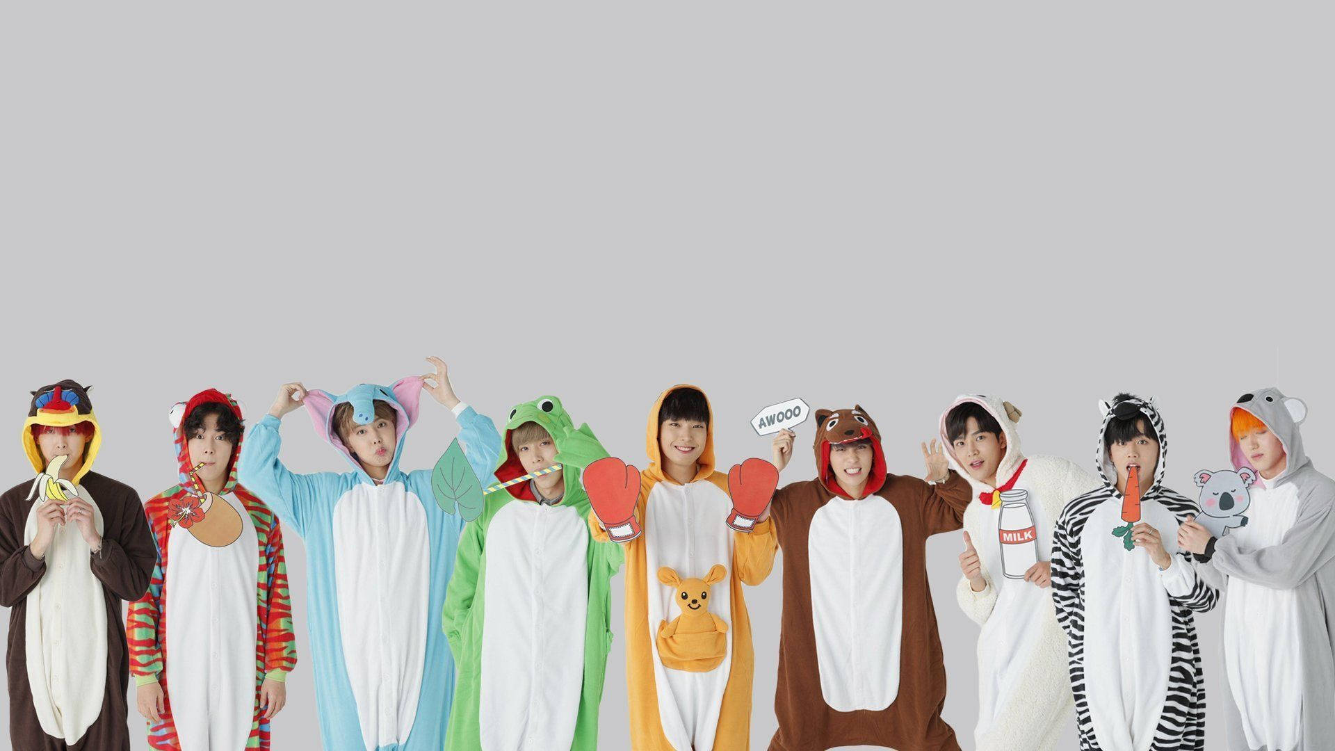 BTS Oulike Diere KOSTUUM 2020 Muurpapier