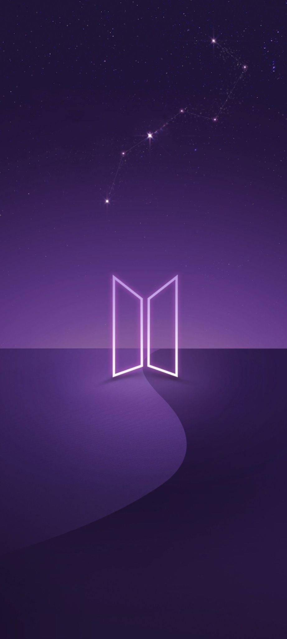 BTS Pers Logo Muurpapier