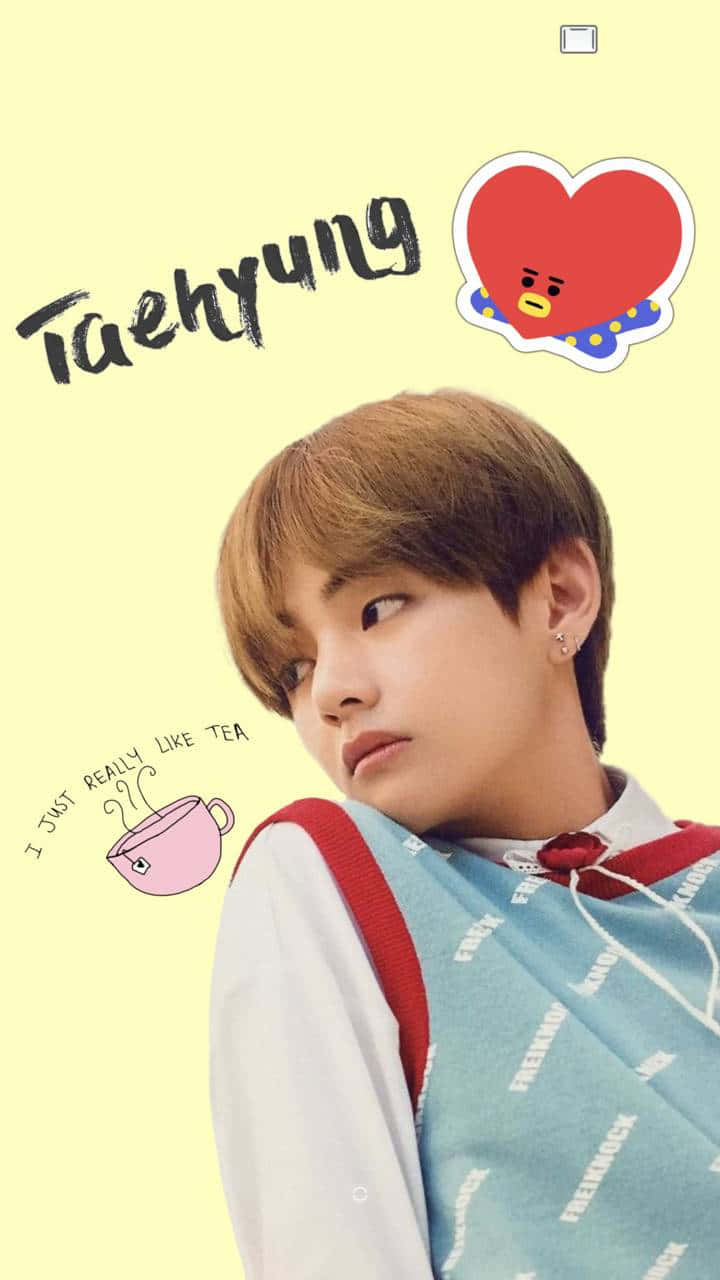 BTS V maak 'n stelling Muurpapier