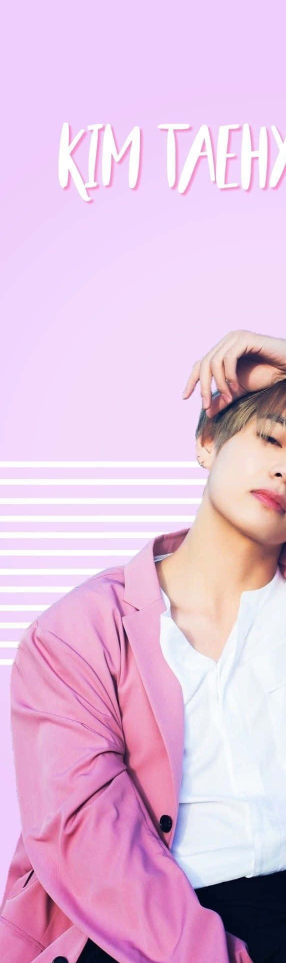BTS V Verlig die Verhoog Muurpapier