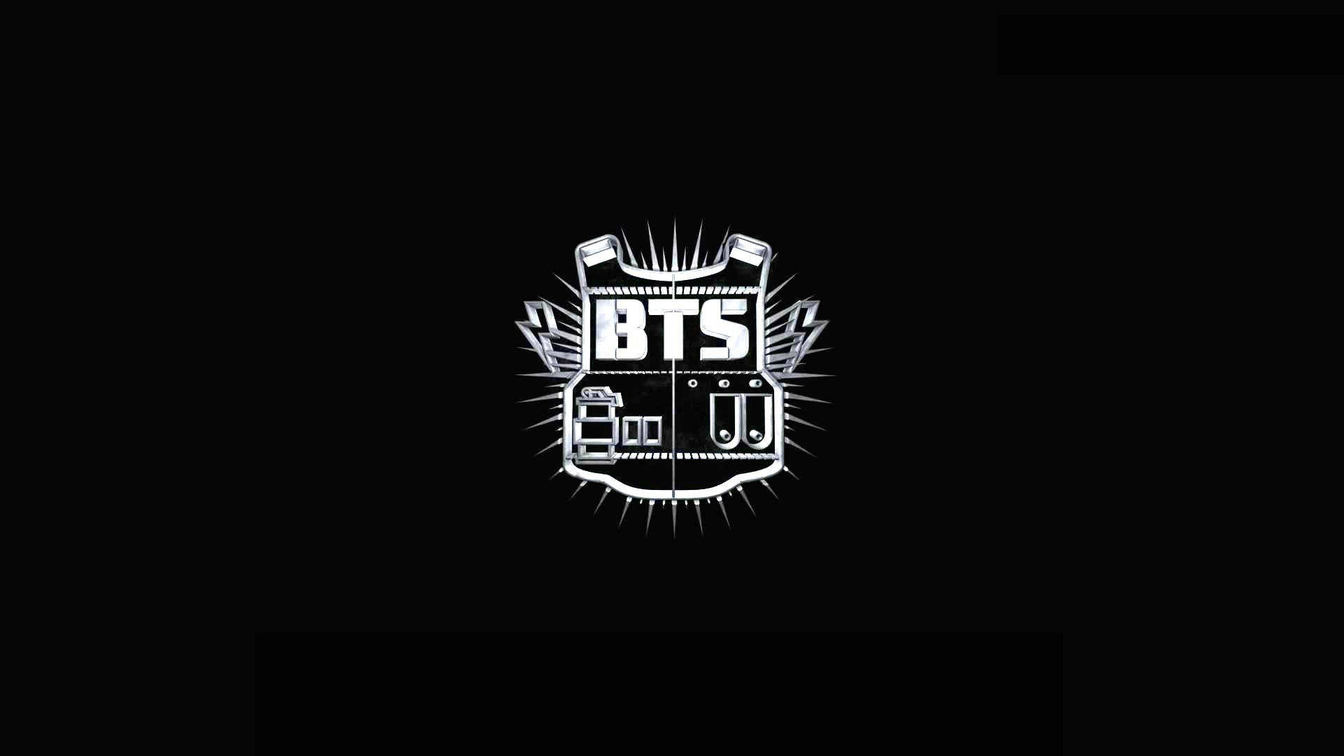 BTS-vestertlogo-rekenaar Muurpapier