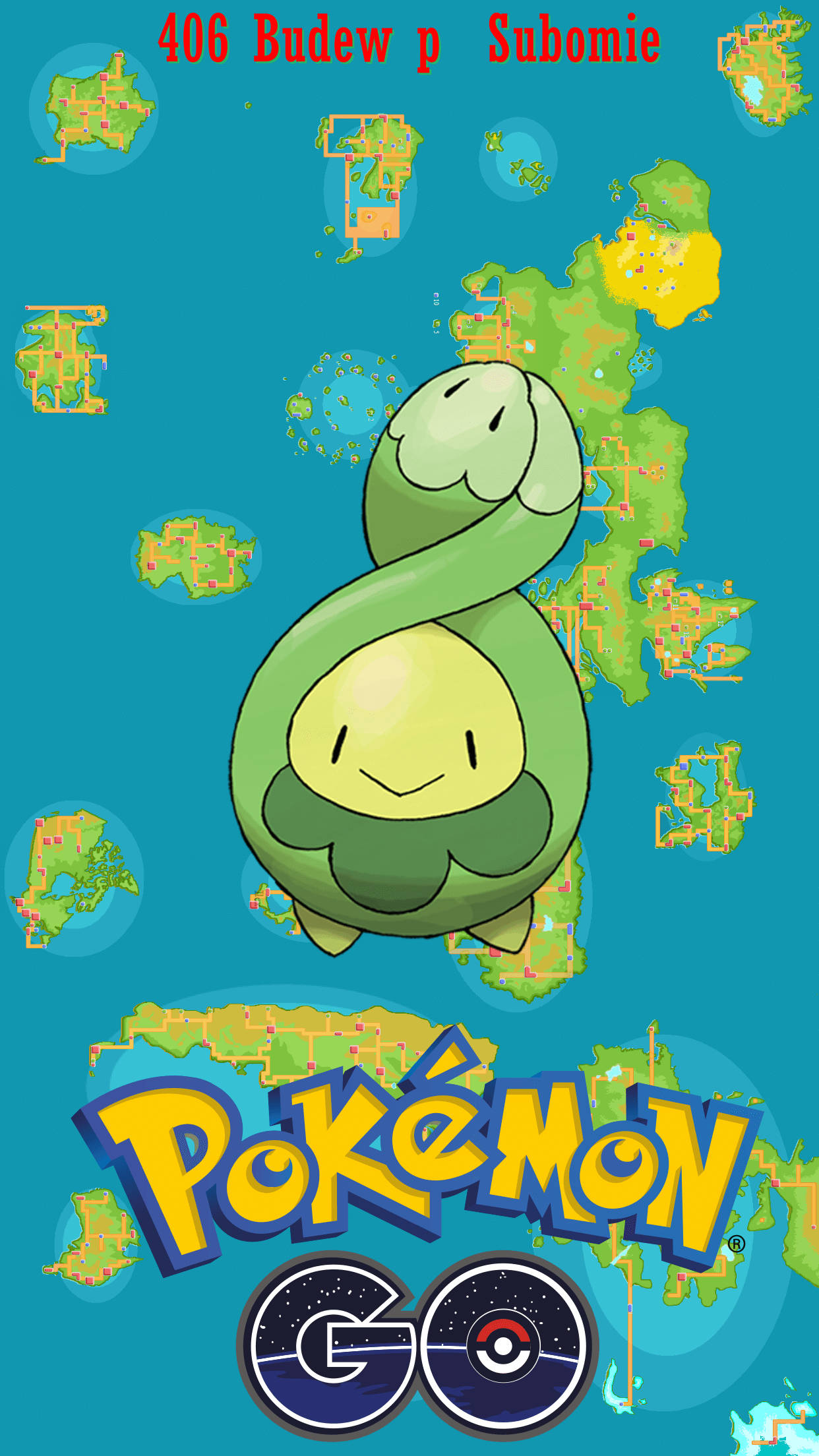 Budew in Blou Abstrakte Agtergrond Muurpapier