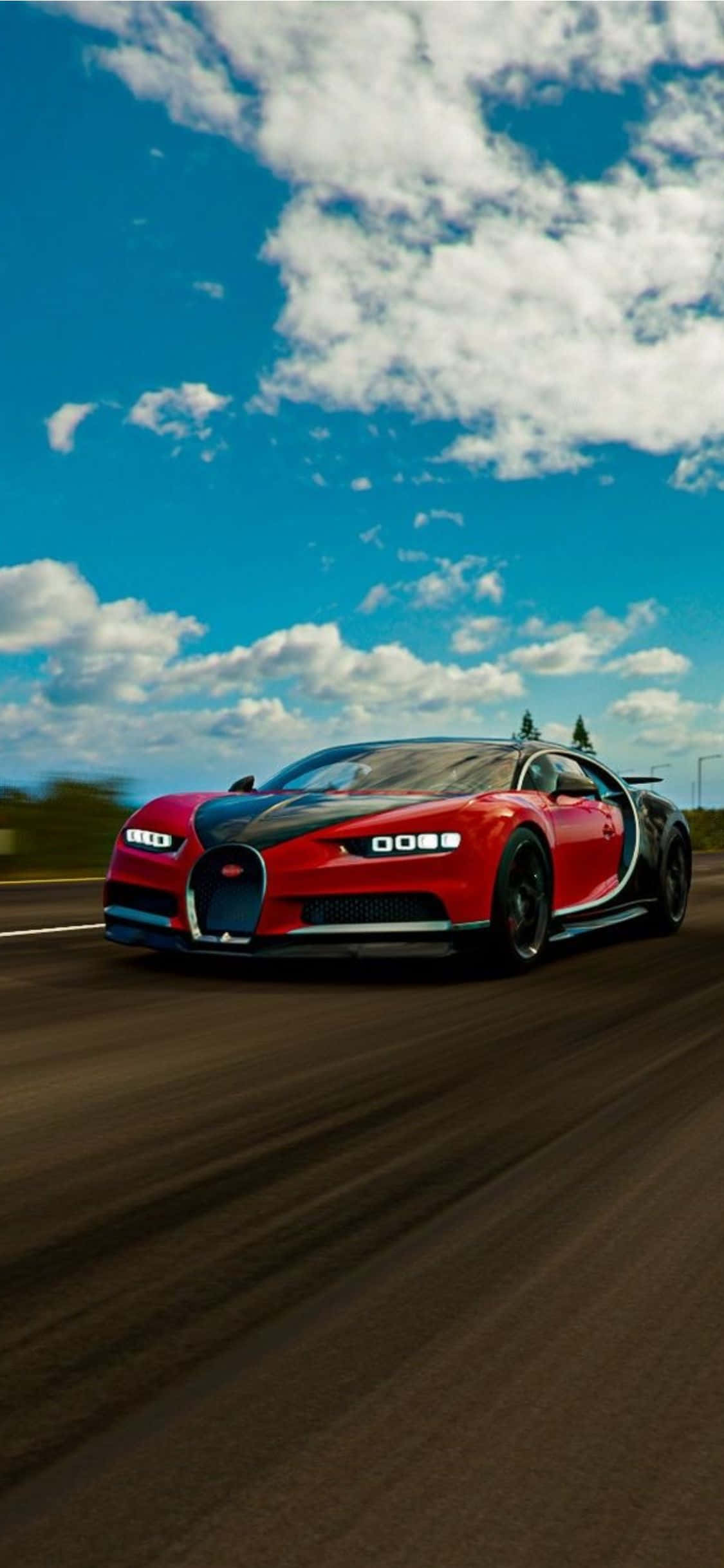 bugatti chiron vs audi a4 s4 Muurpapier