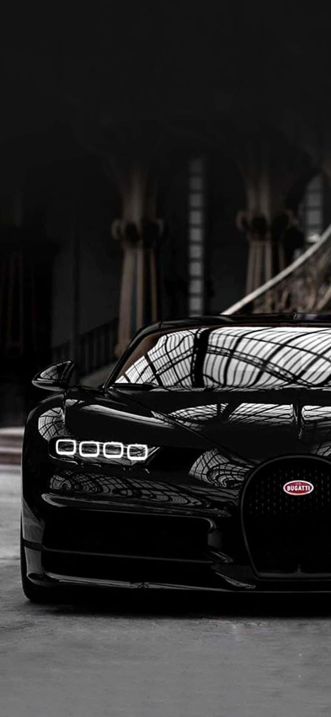 Bugatti klassieke styl op die iPhone XS Muurpapier