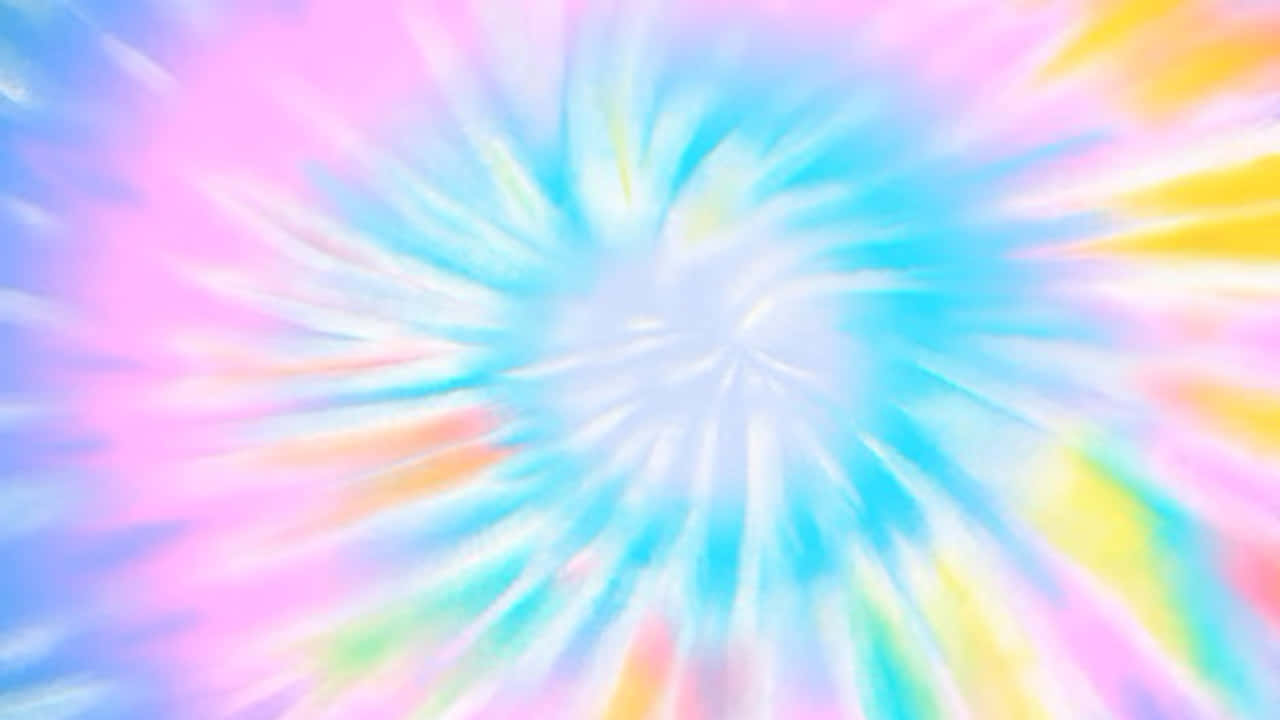 Bullseye Pastel Tie Dye Agtergrond Muurpapier
