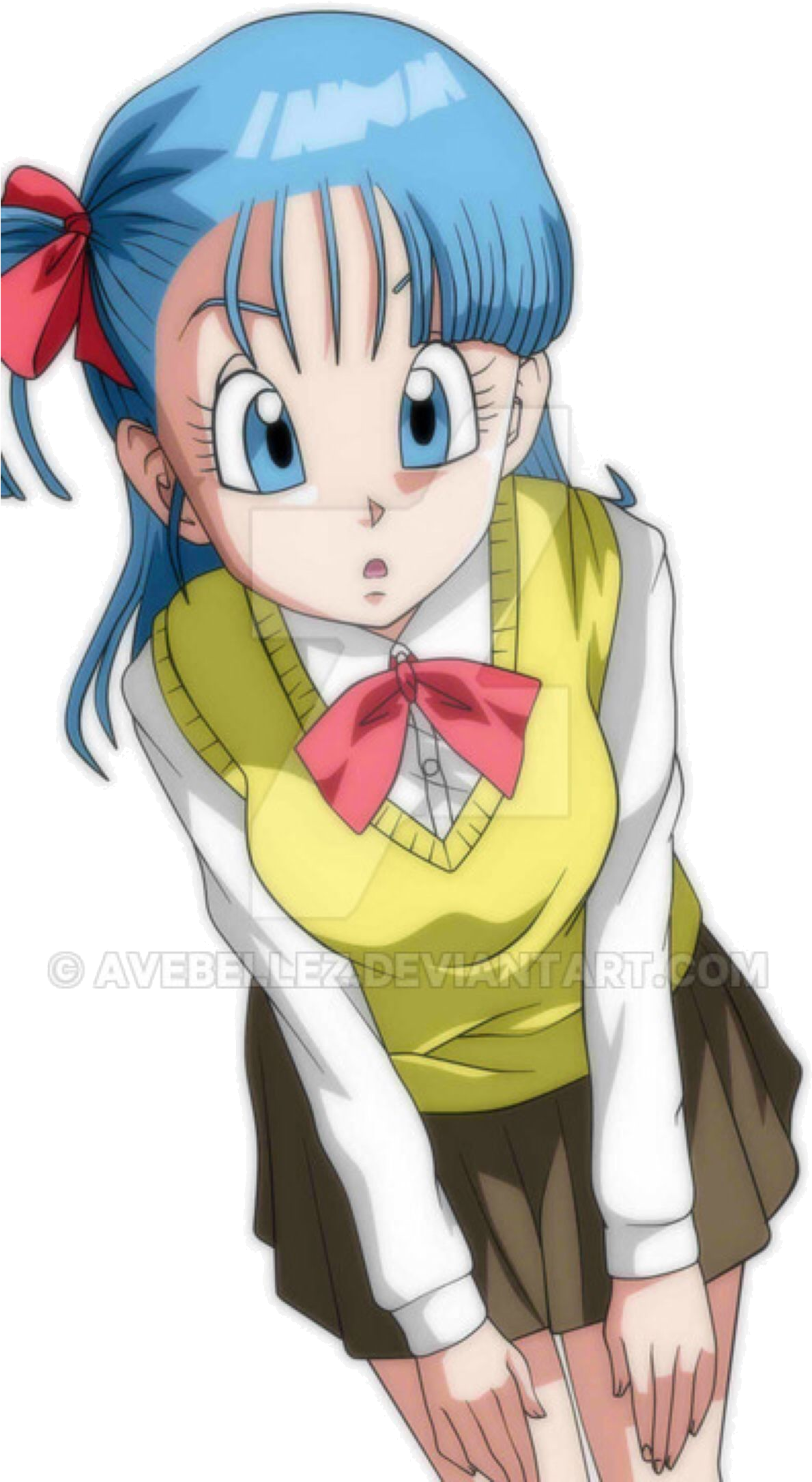Bulma Klassieke Anime Voorkoms Muurpapier