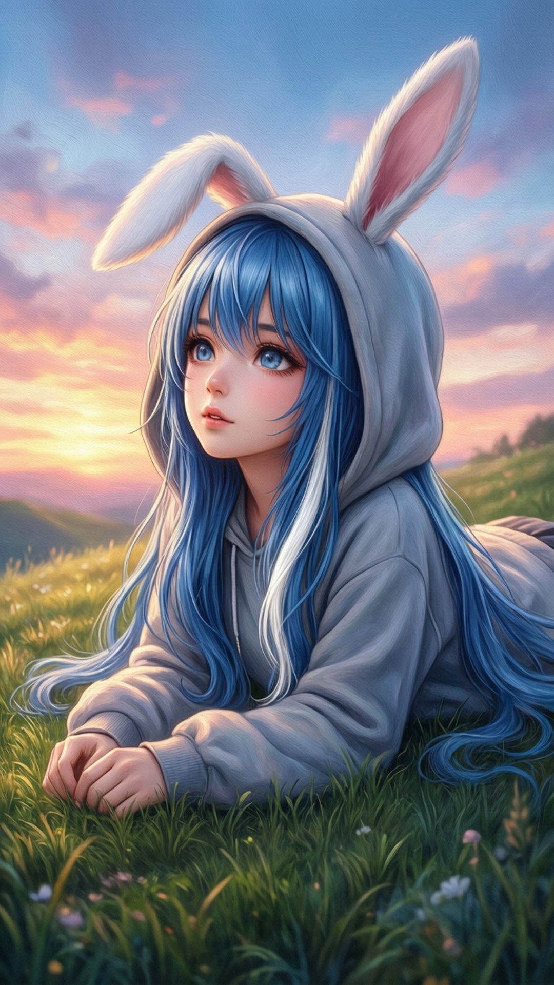 Bunny Hood Droom Muurpapier