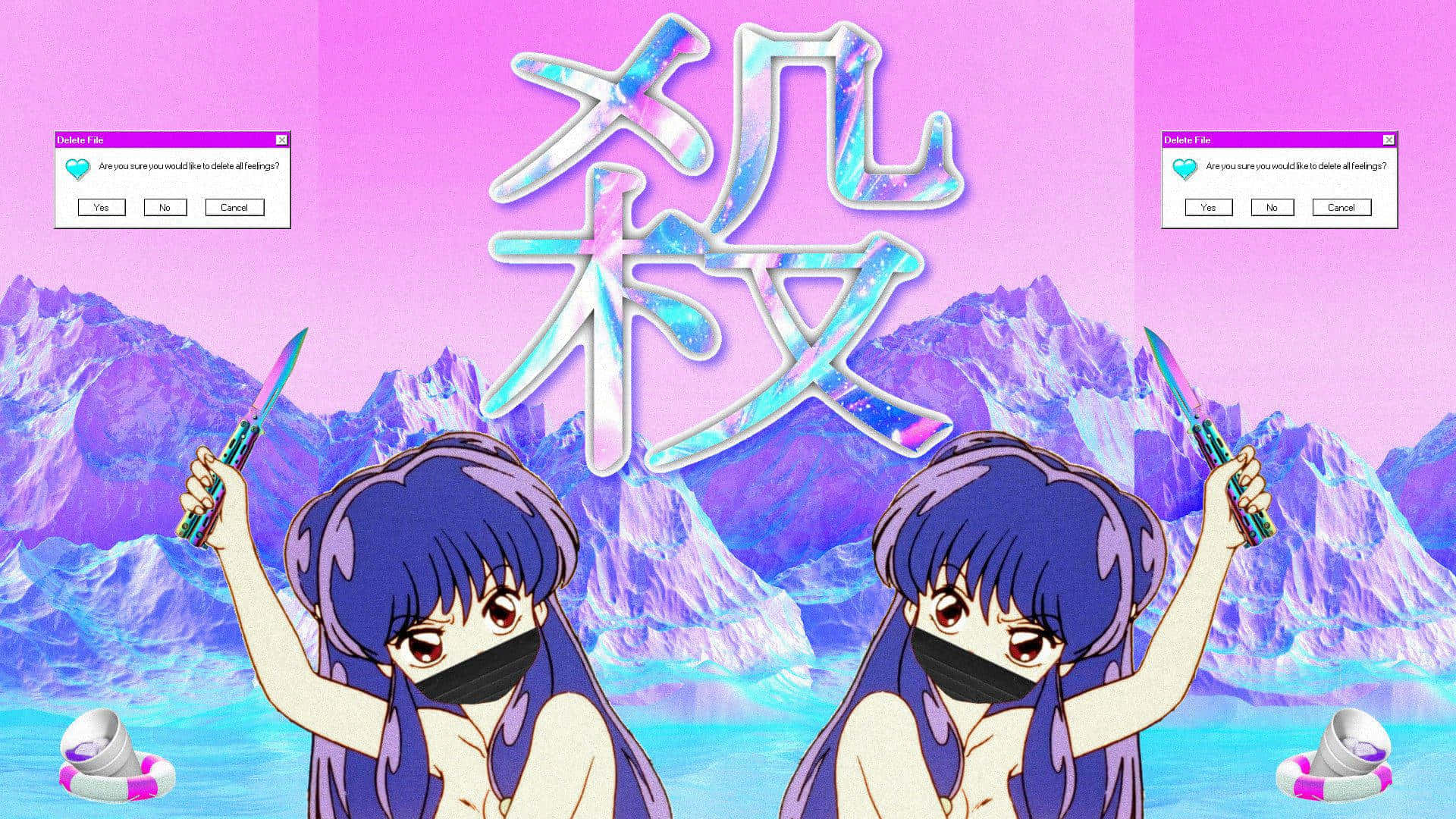 Burokuns Anime PFP Estetika Muurpapier