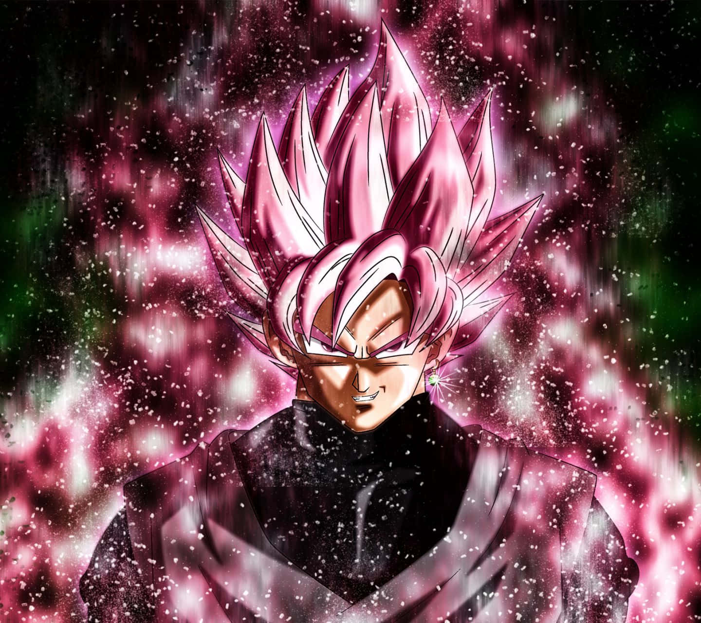 Byskrif: Goku Black Begeesterd deur Duisternis Muurpapier