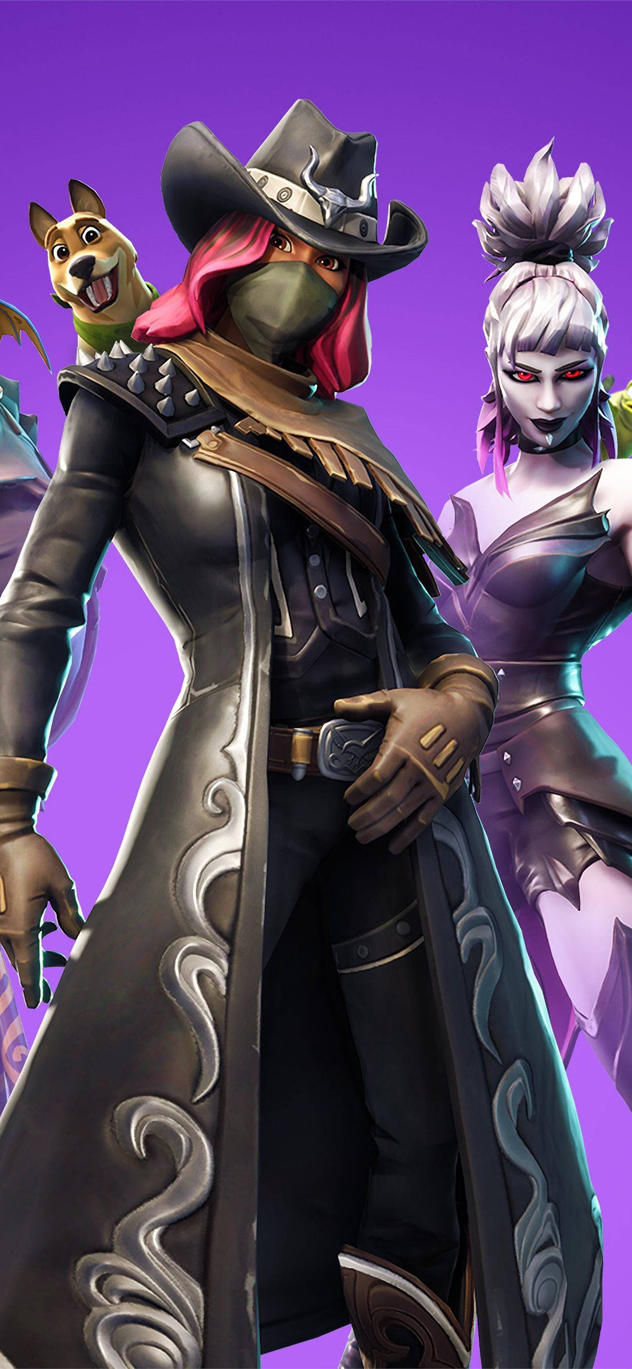 Calamity Fortnite En Dusk Muurpapier