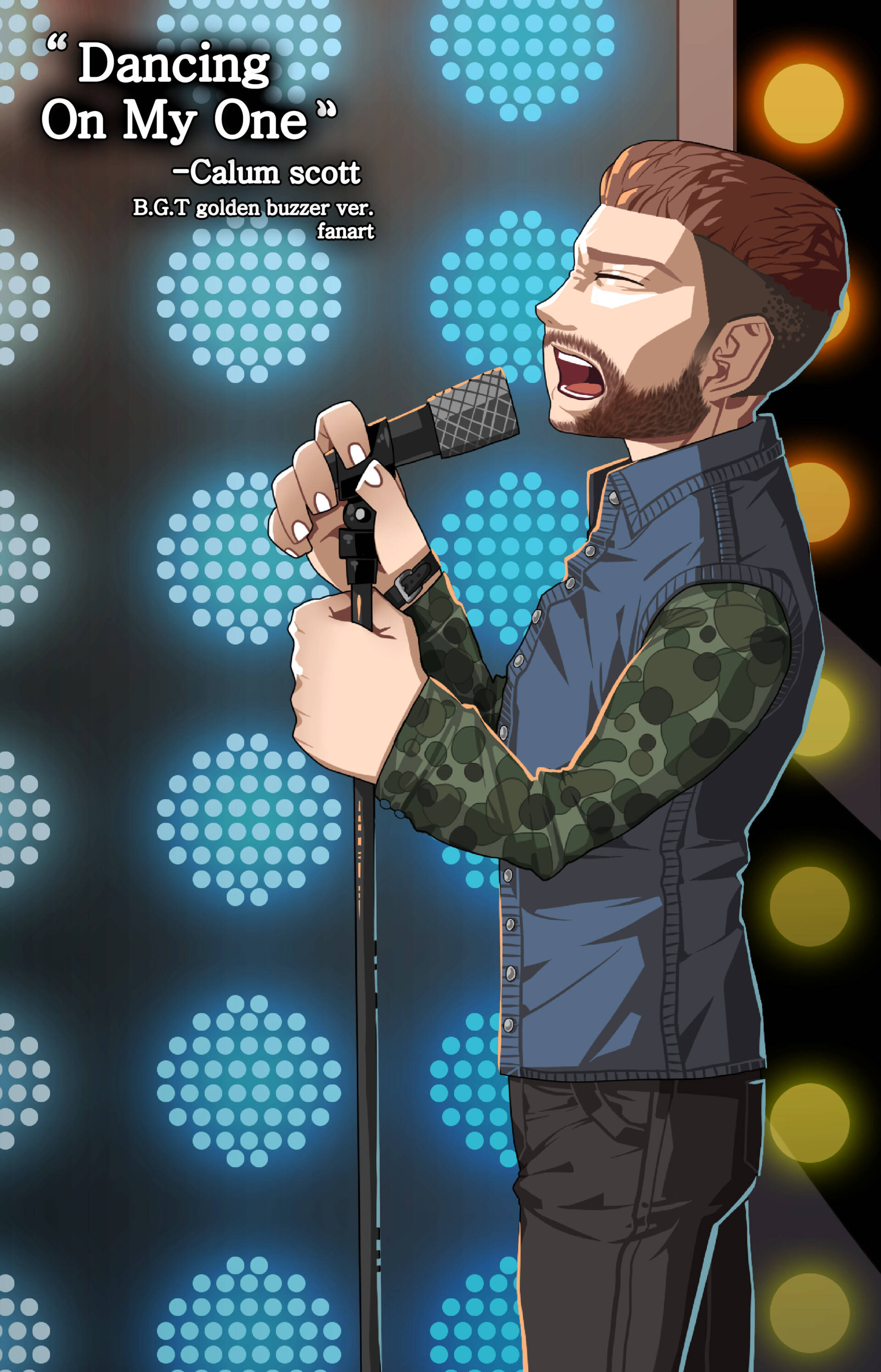 Calum Scott Aanhangerkuns Muurpapier