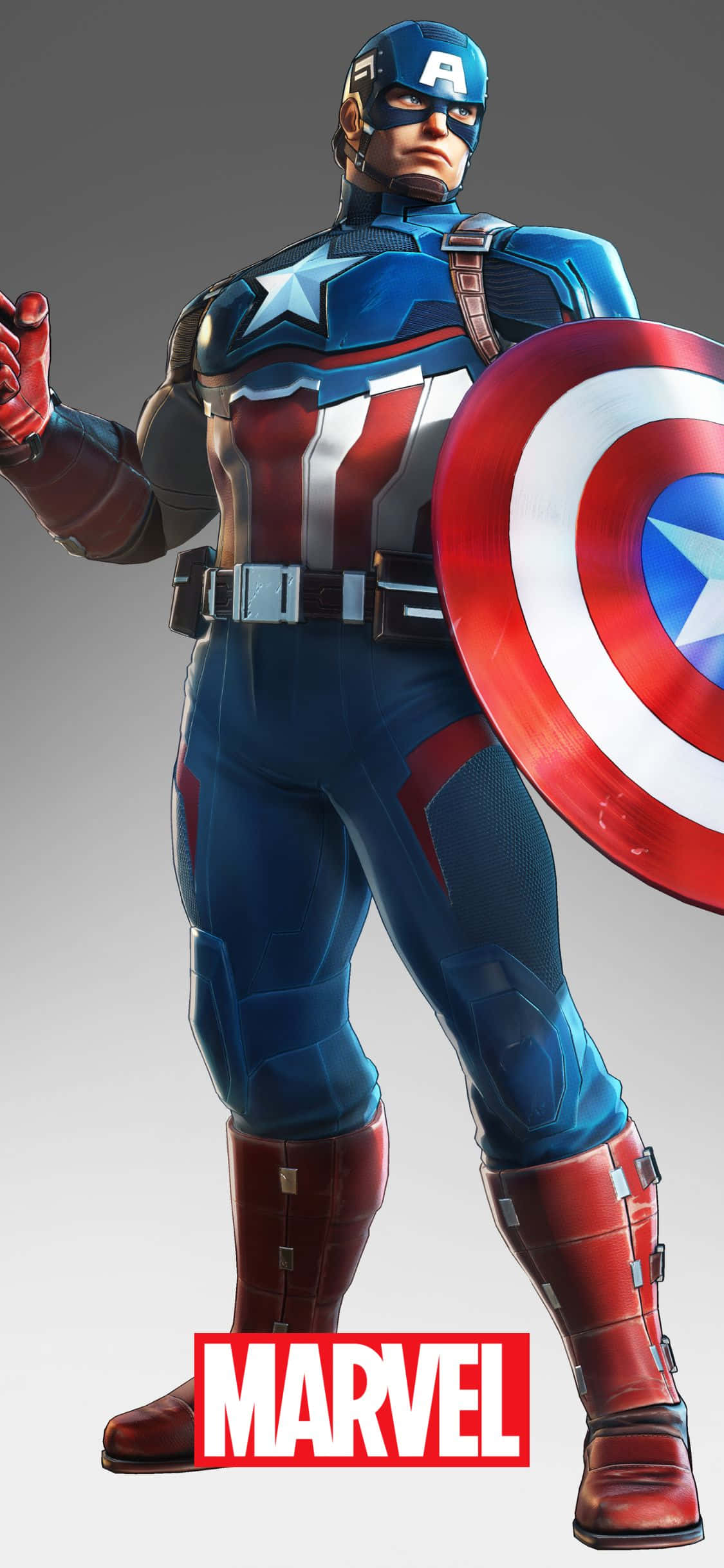 Captain America iPhone XS Marvel Agtergrond Muurpapier