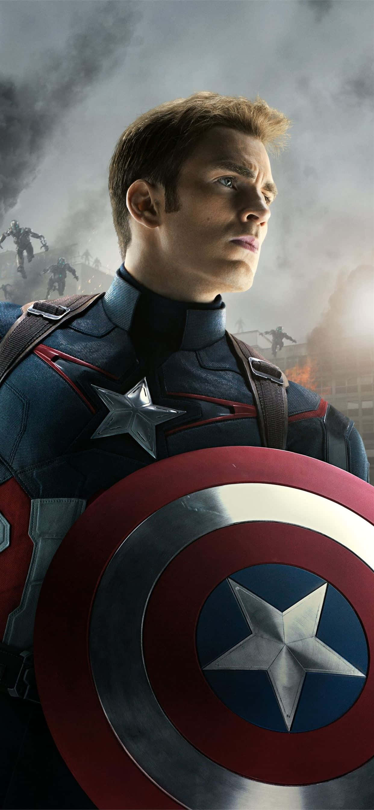 Captain America: Verdedig Vryheid en Geregtigheid Muurpapier