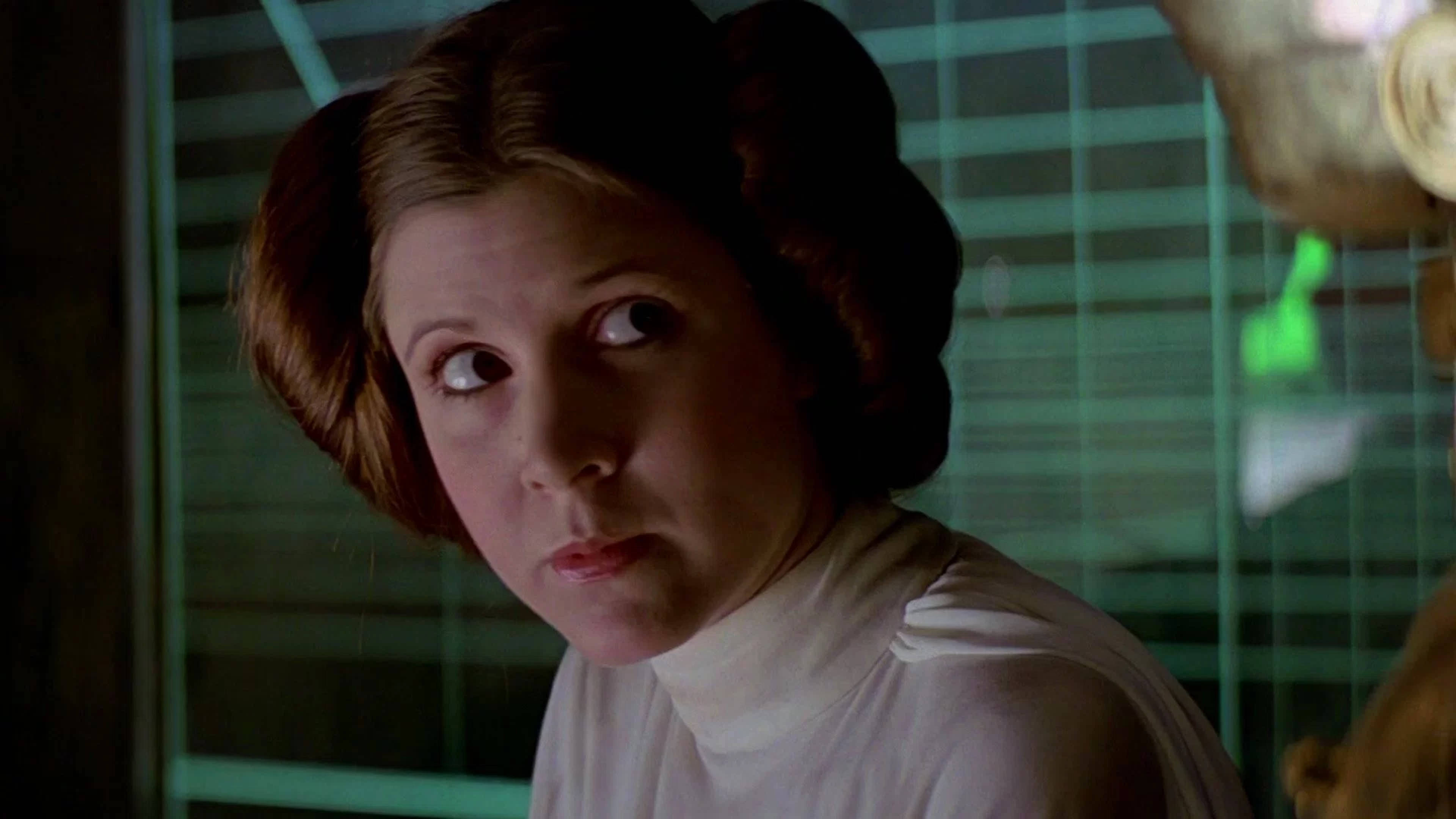 Carrie Fisher Prinses Leia Star Wars Muurpapier