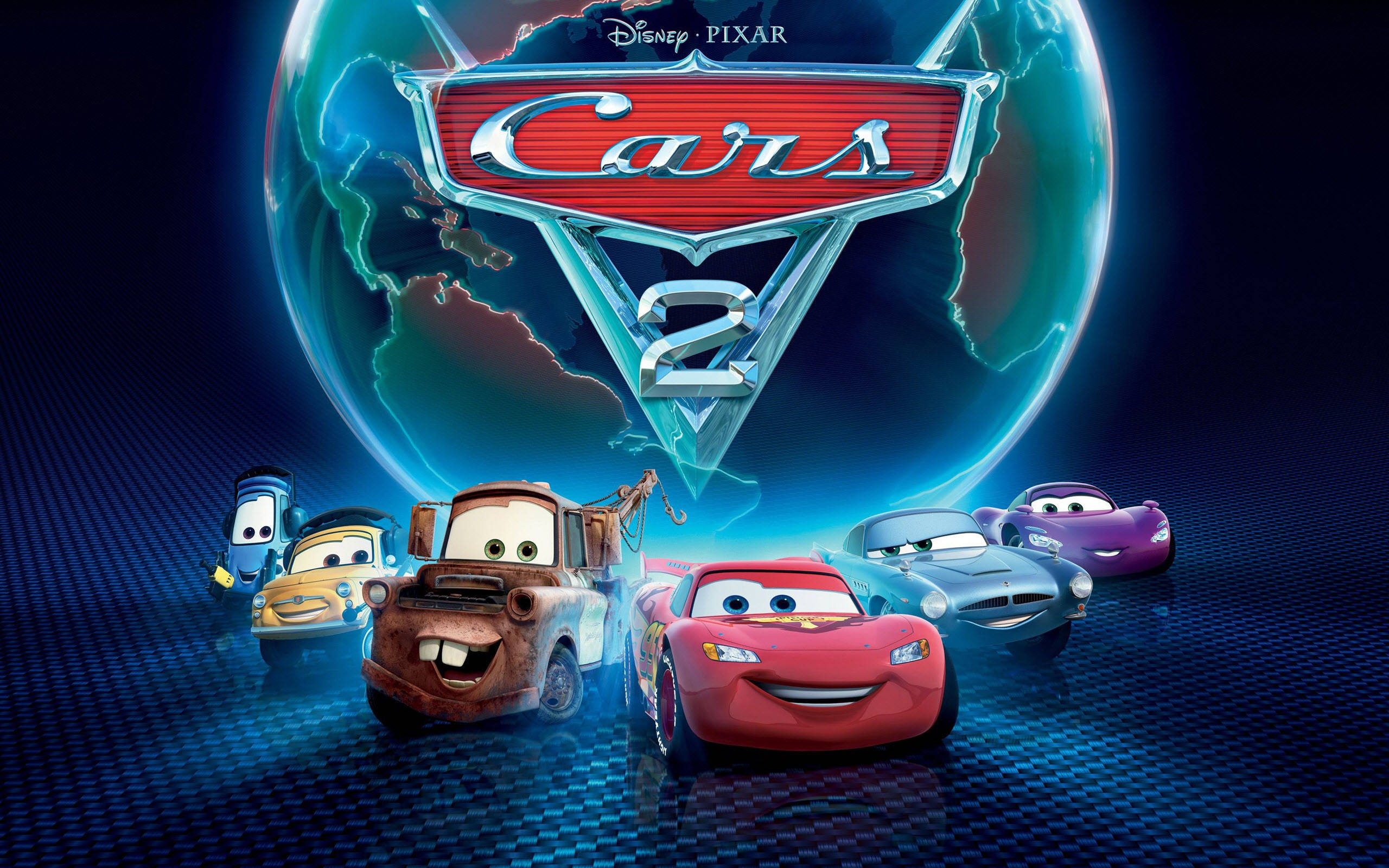 Cars 2-fliekaanhanger Muurpapier