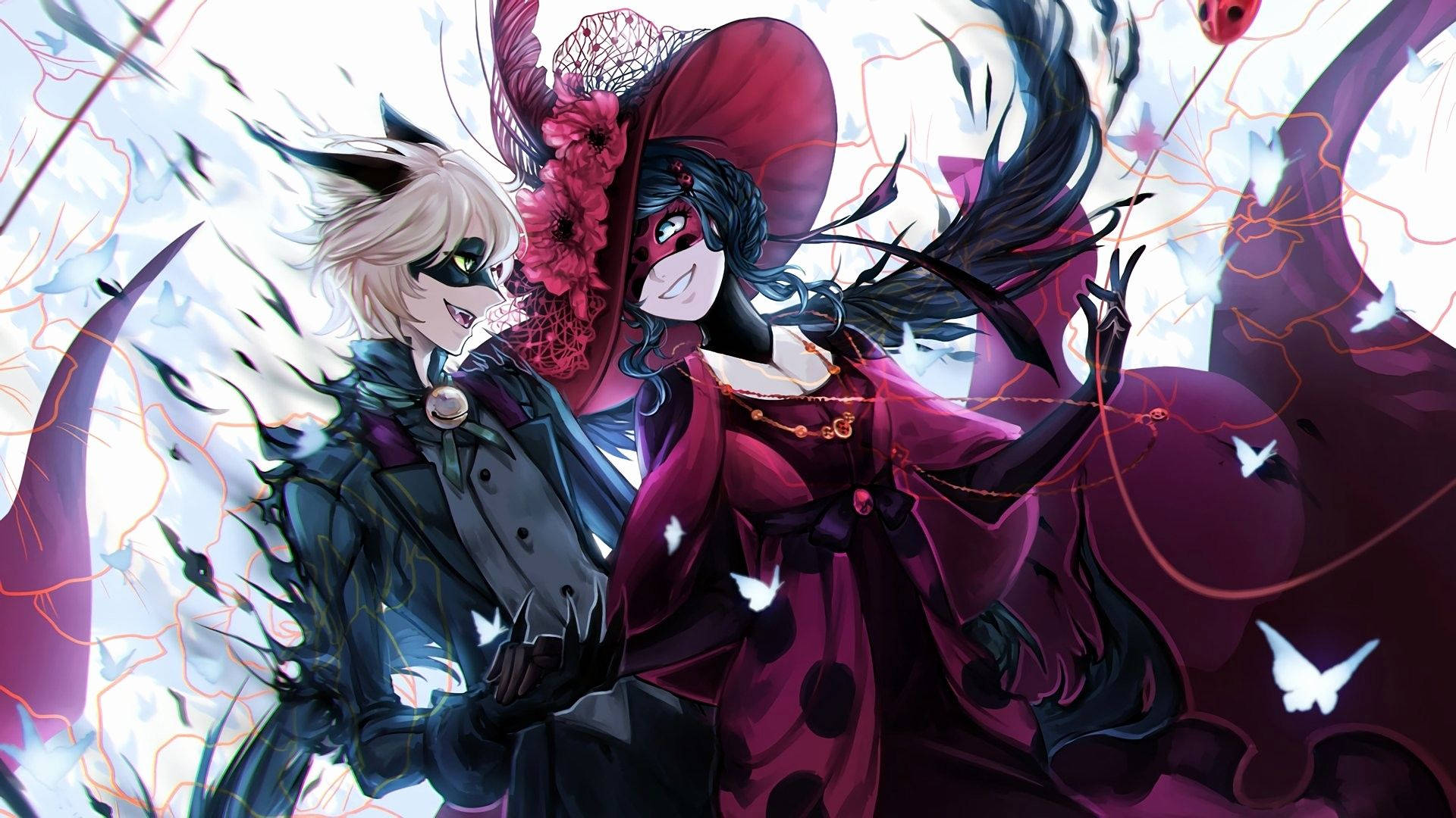 Cat Noir-kostuum Muurpapier