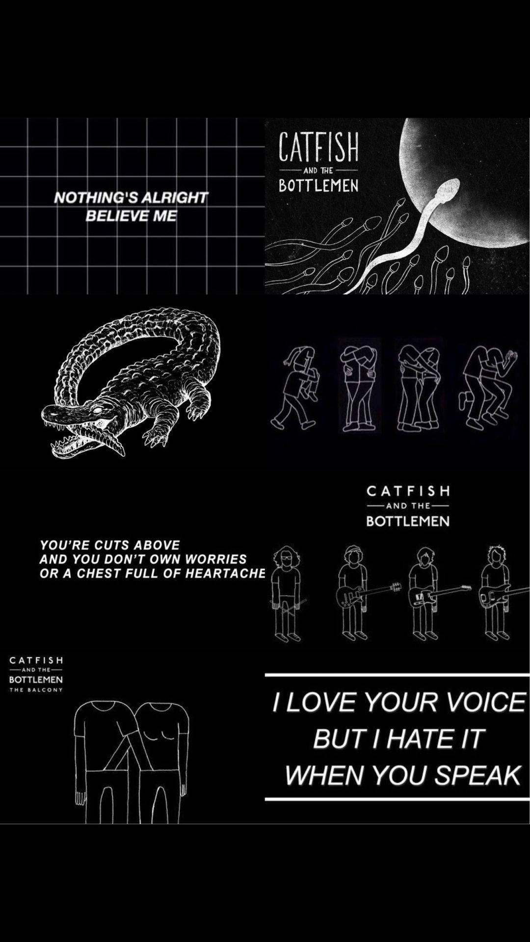 Catfish And The Bottlemen Alternatiewe Estetika Muurpapier
